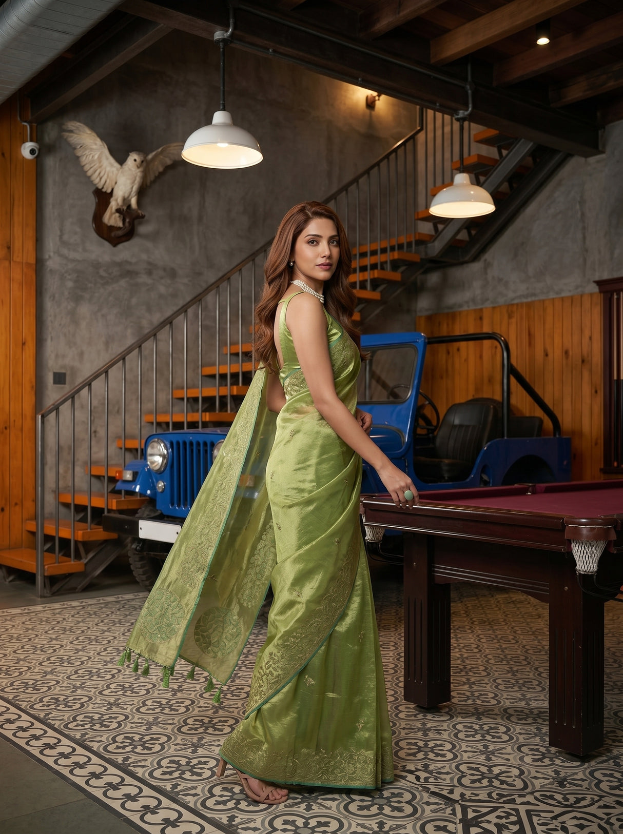 MIMOSA Saree Saree — pose 9 styling detail