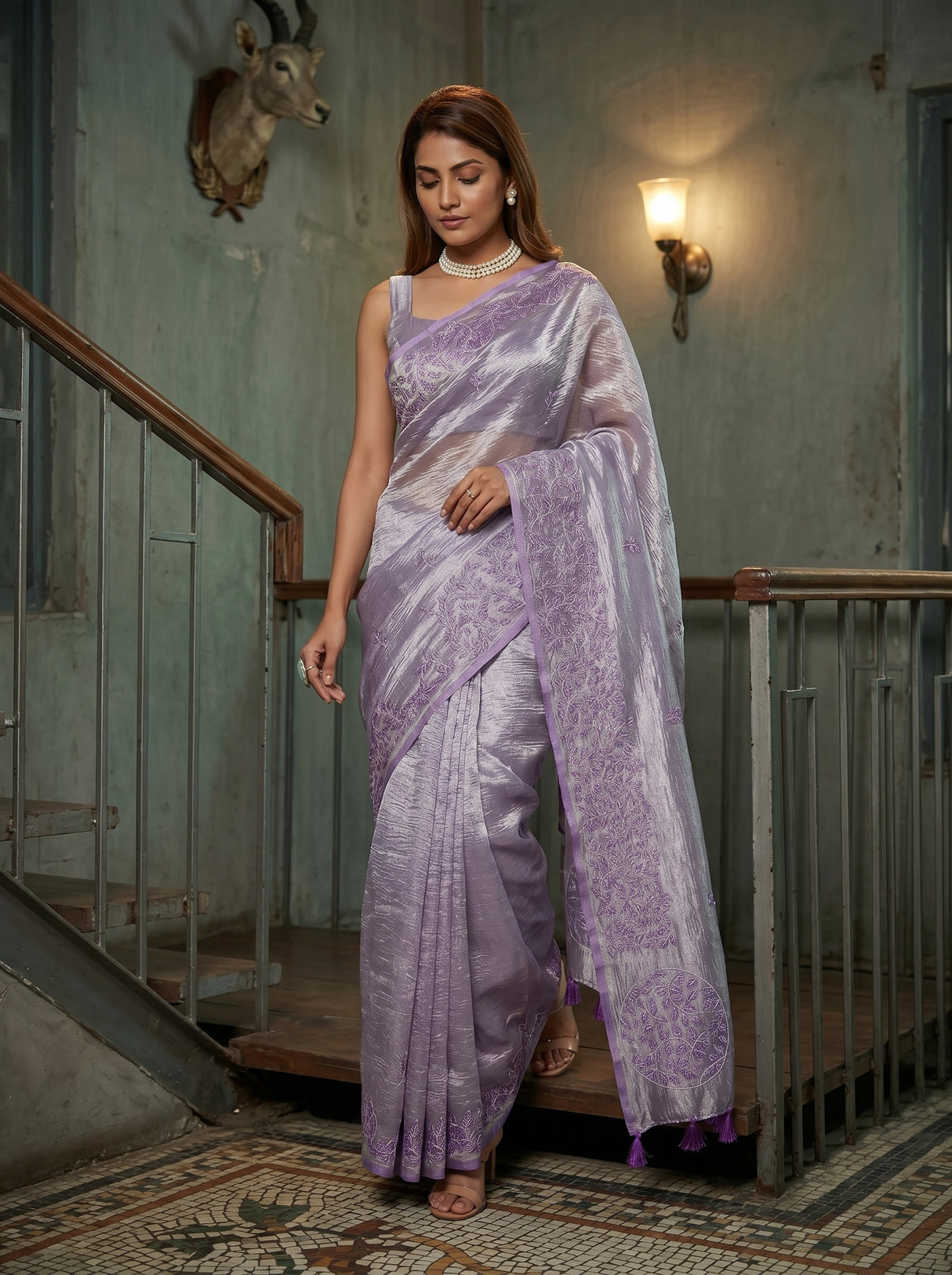 MIMOSA Saree Saree — pose 6 styling detail