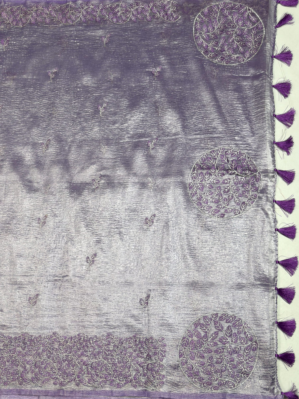 MIMOSA Saree Saree — pallu and zari work detail