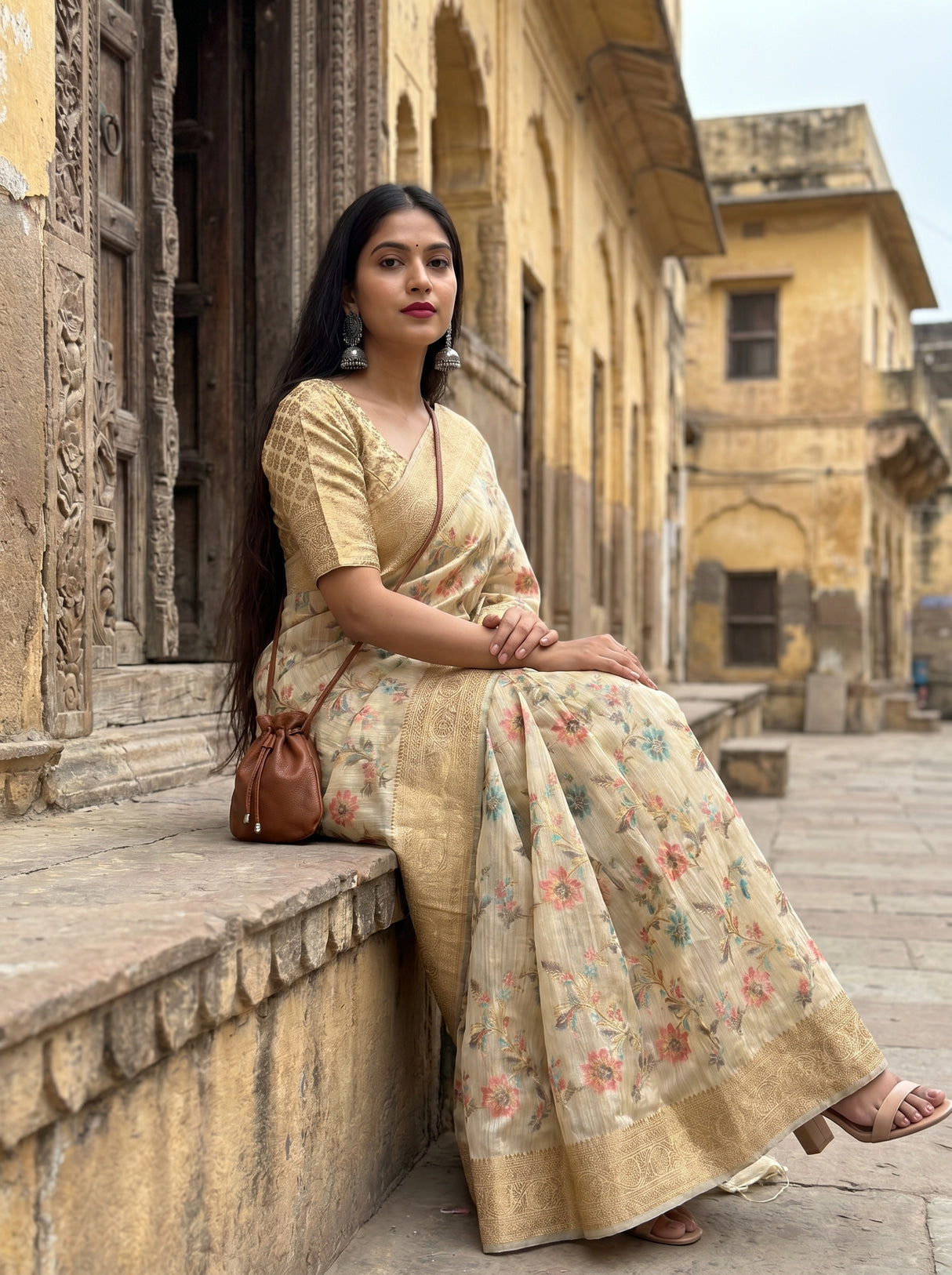 MIMOSA Saree Saree β pose 4 styling detail