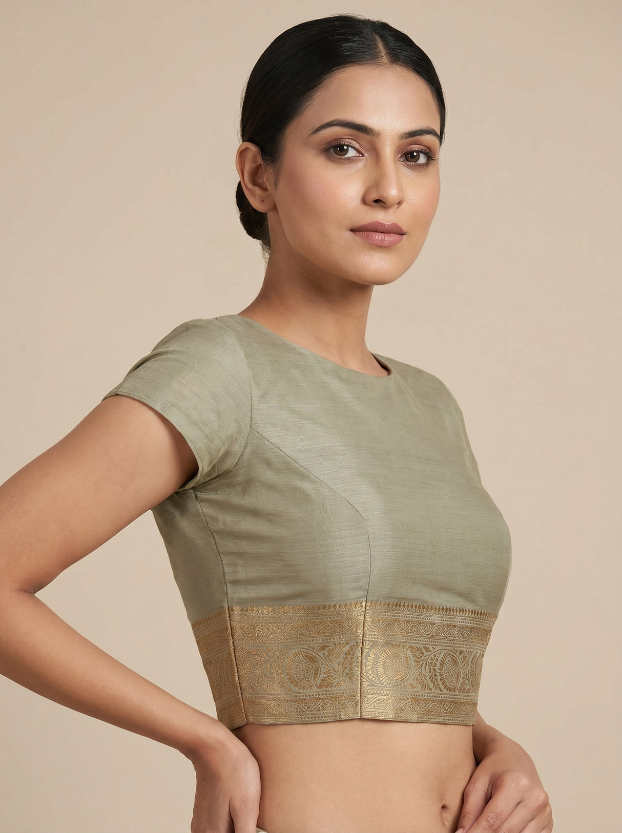 MIMOSA Saree Saree β blouse close-up