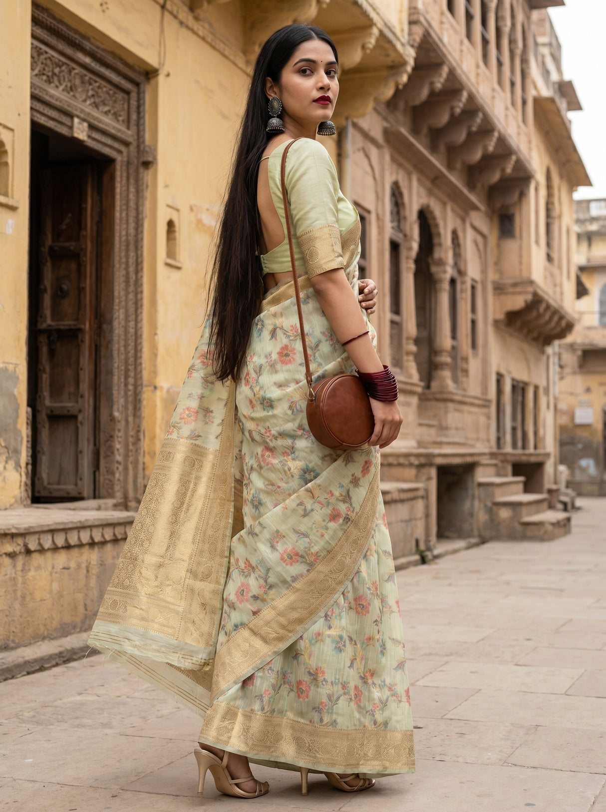 MIMOSA Saree Saree β pose 8 styling detail
