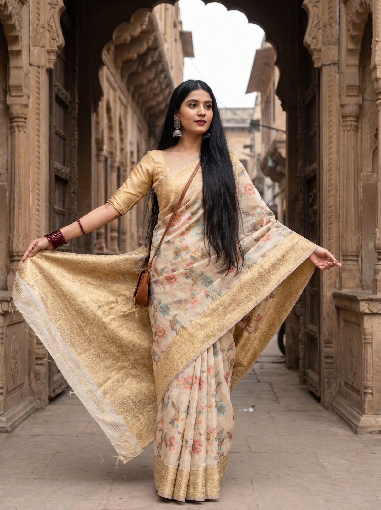 MIMOSA Saree Saree β pose 6 styling detail