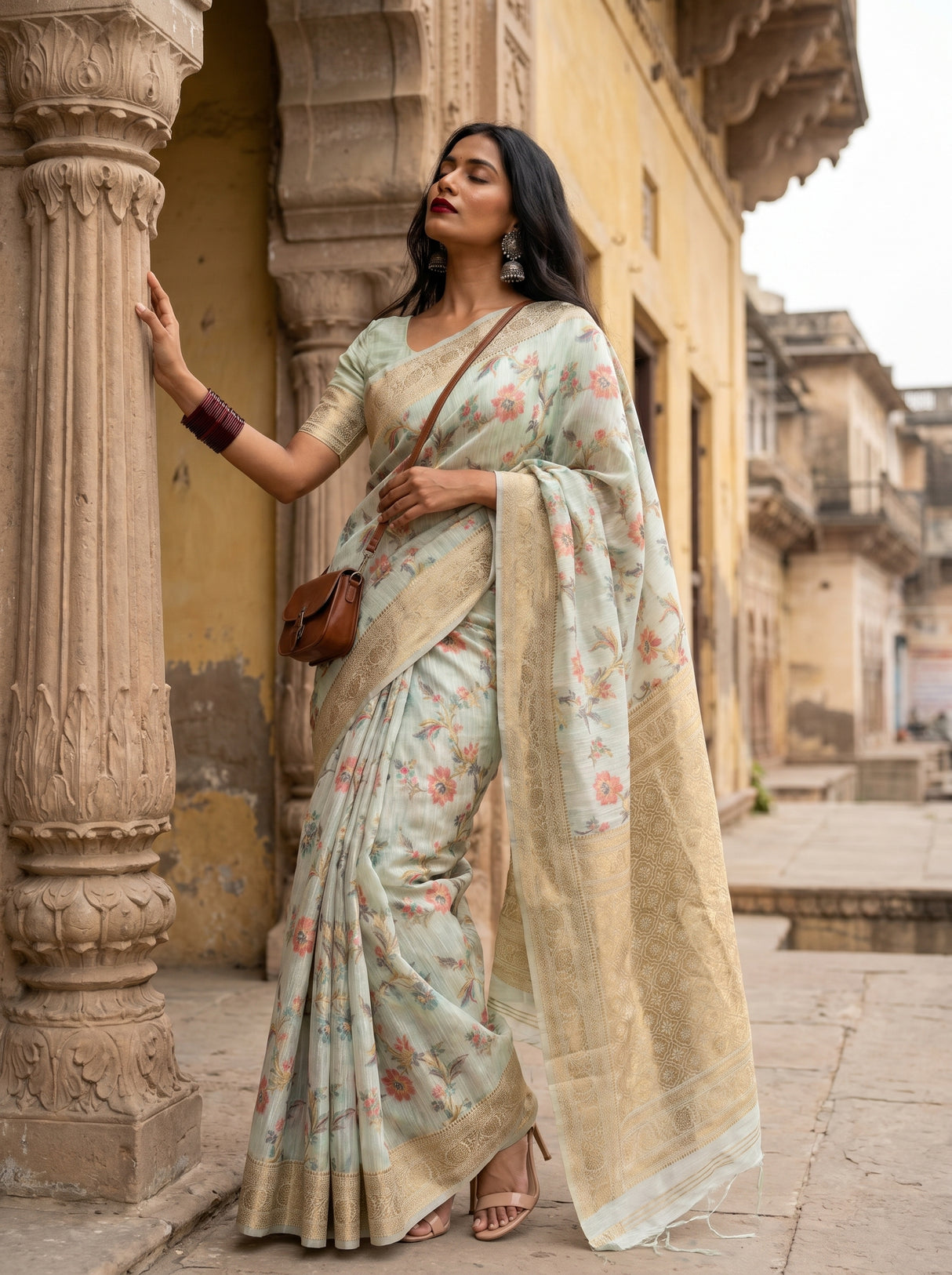 MIMOSA Saree Saree β pose 5 styling detail