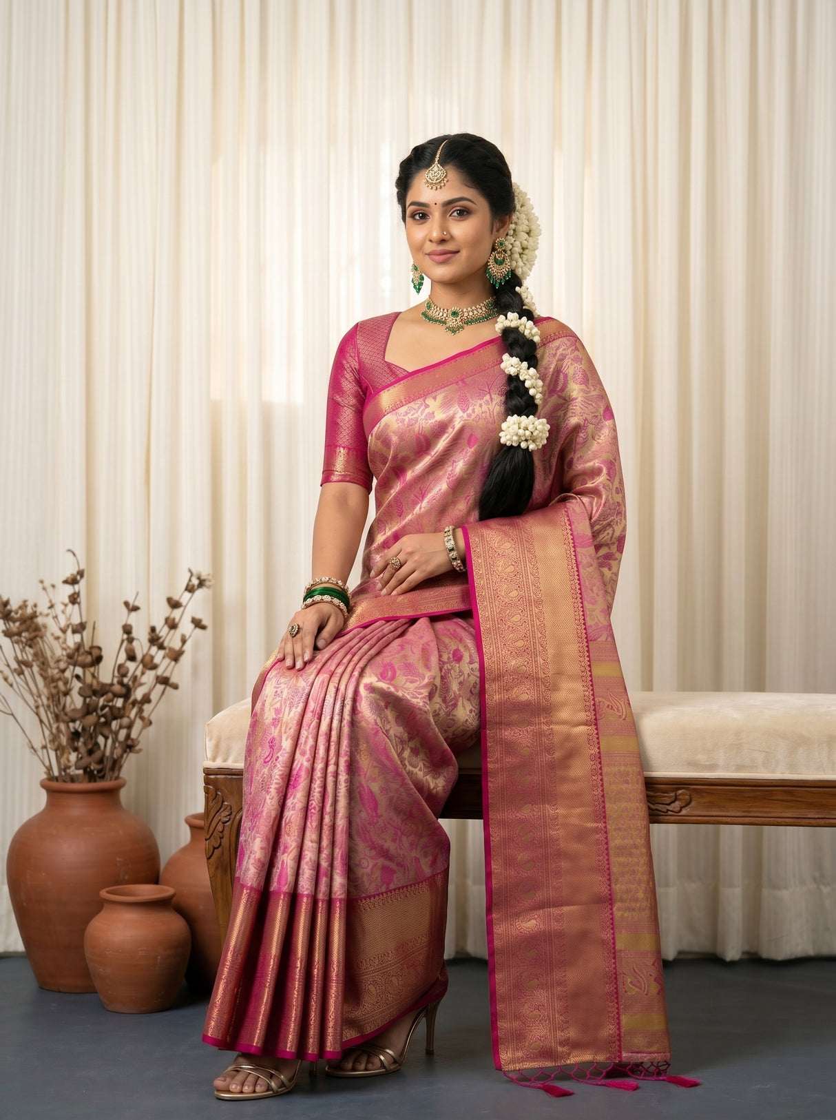 MIMOSA Saree Saree — pose 8 styling detail