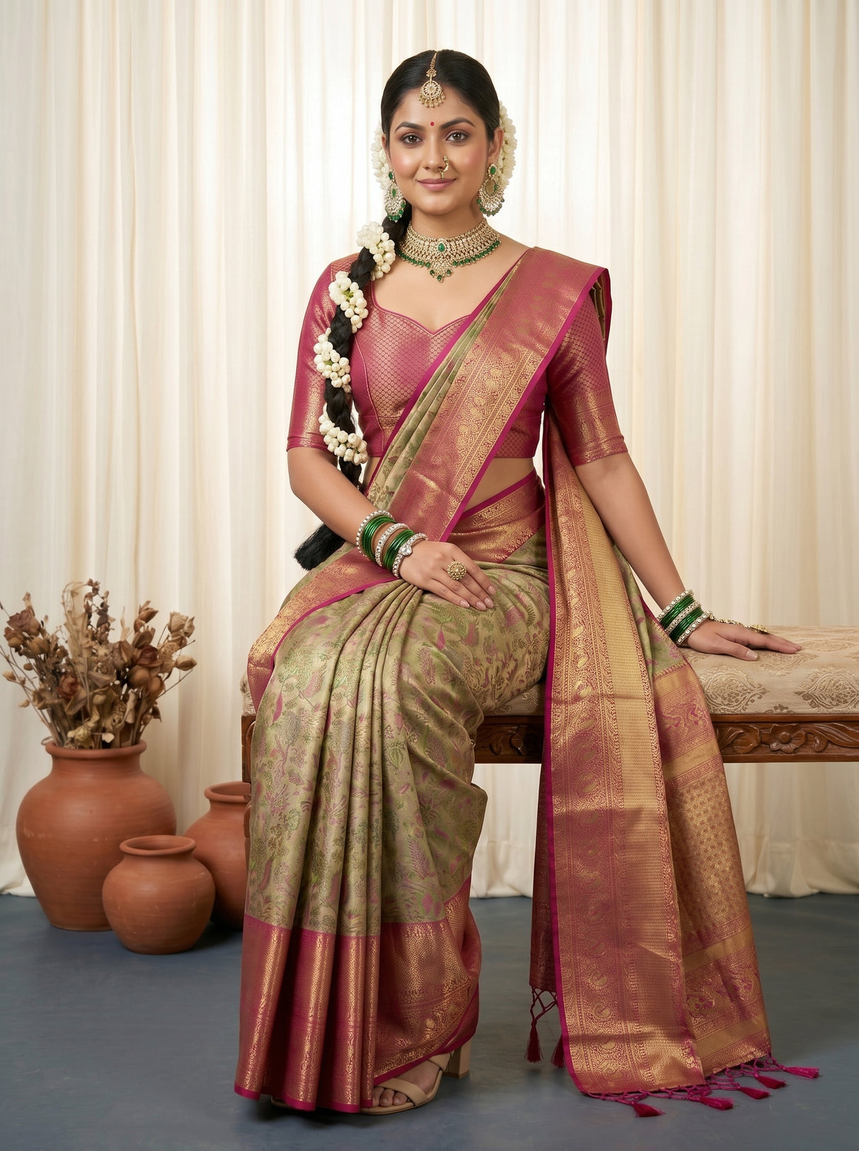 MIMOSA Saree Saree — pose 8 styling detail
