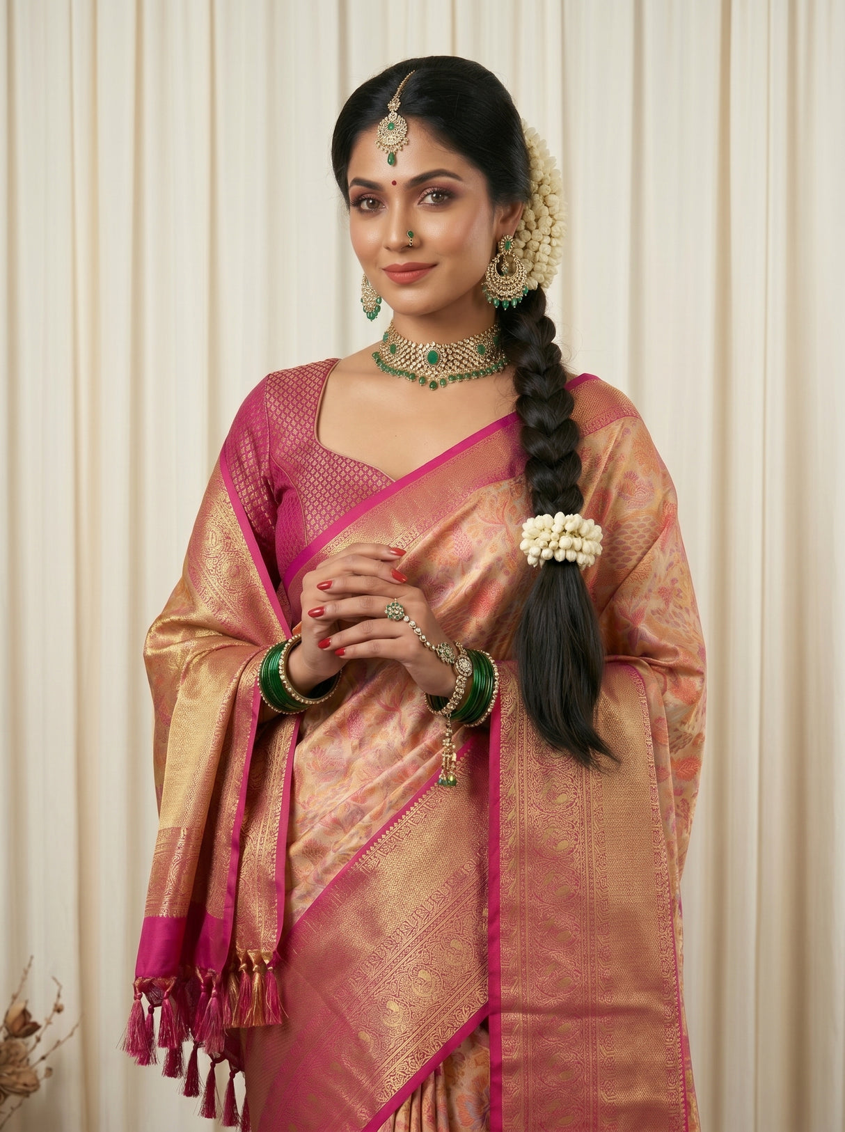 MIMOSA Saree Saree — pose 10 styling detail