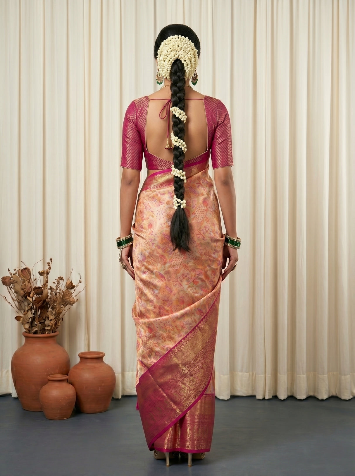 MIMOSA Saree Saree — pose 2 styling detail