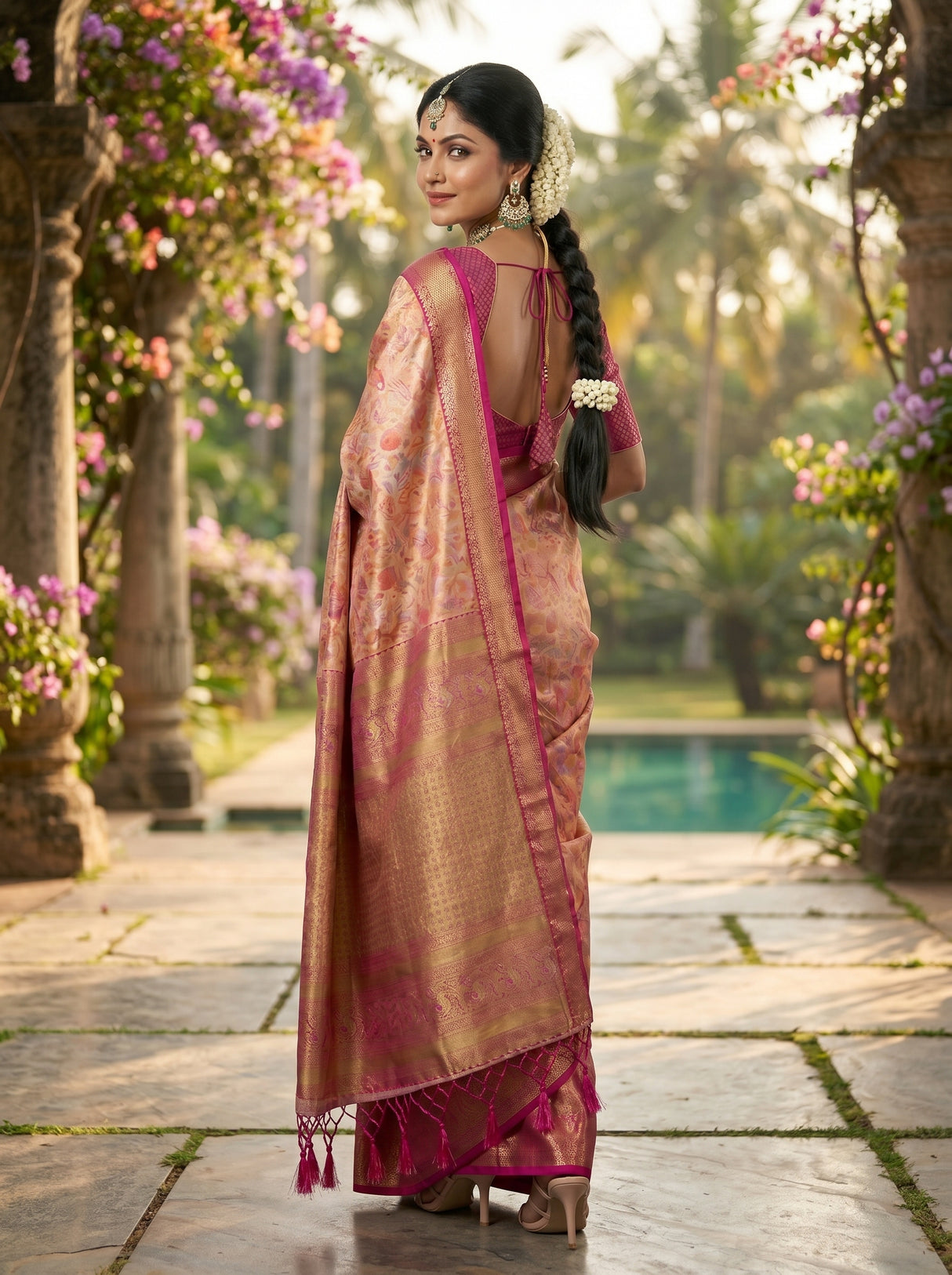 MIMOSA Saree Saree — pose 7 styling detail
