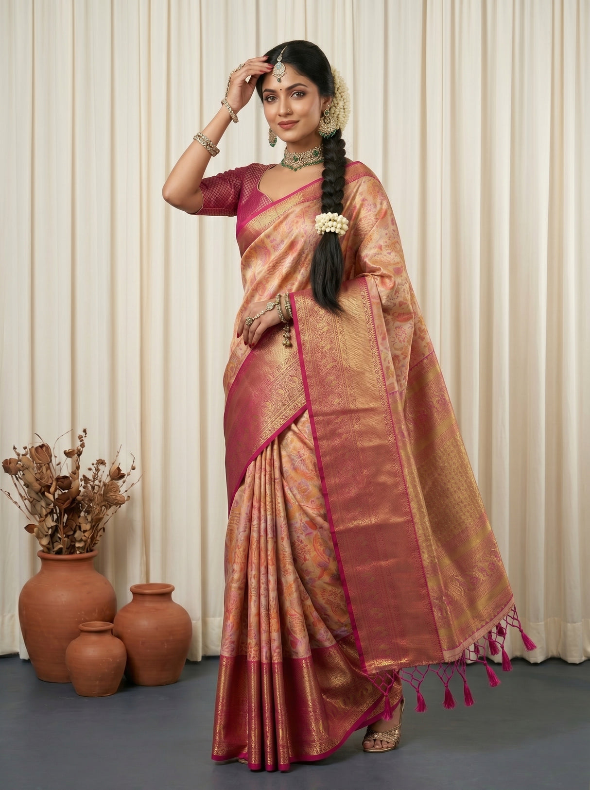 MIMOSA Saree Saree — pose 9 styling detail