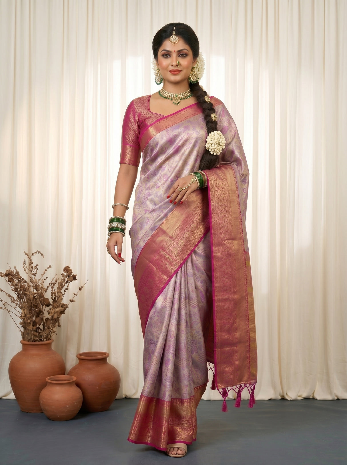 MIMOSA Saree Saree — pose 6 styling detail