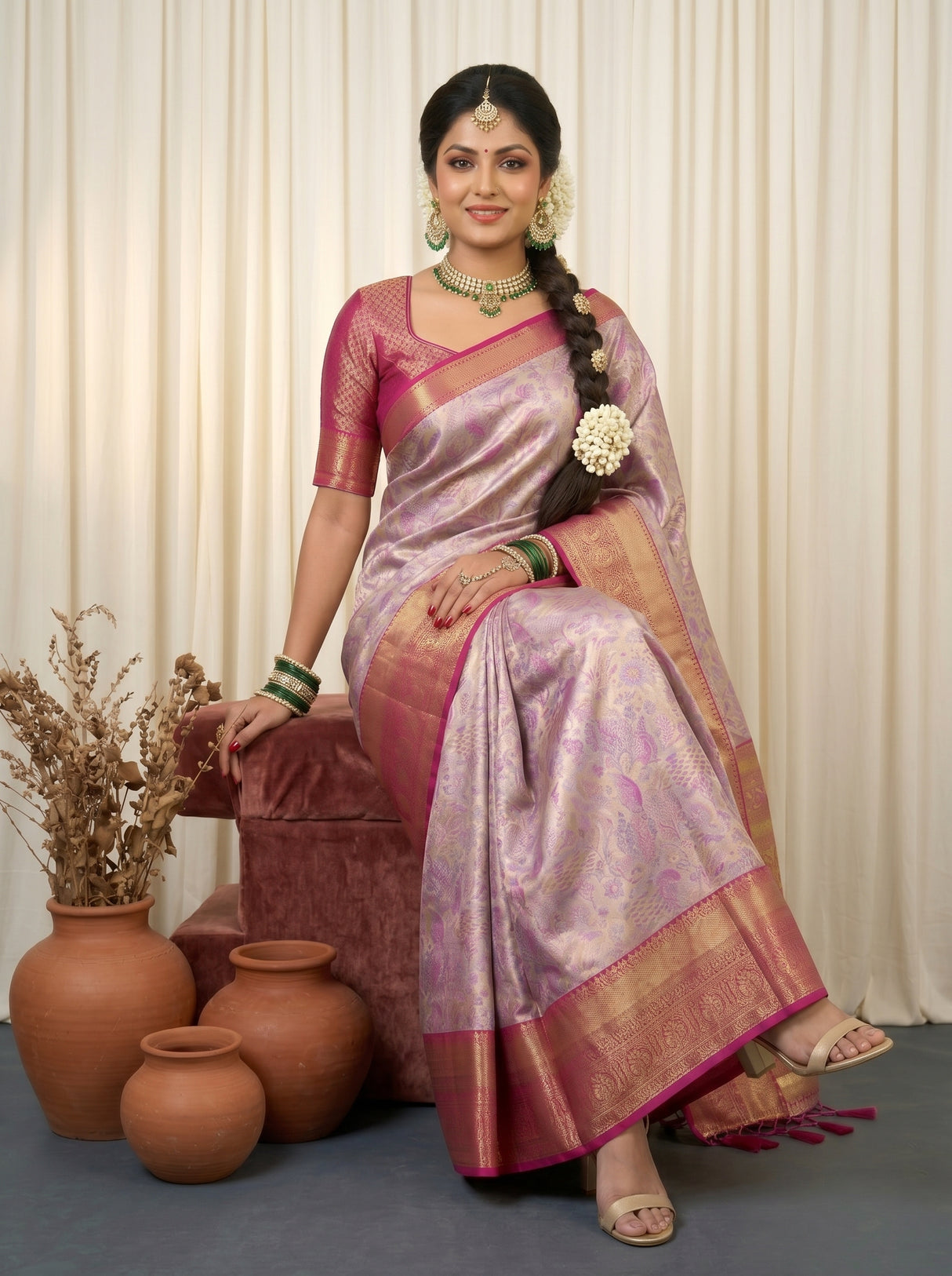 MIMOSA Saree Saree — pose 8 styling detail