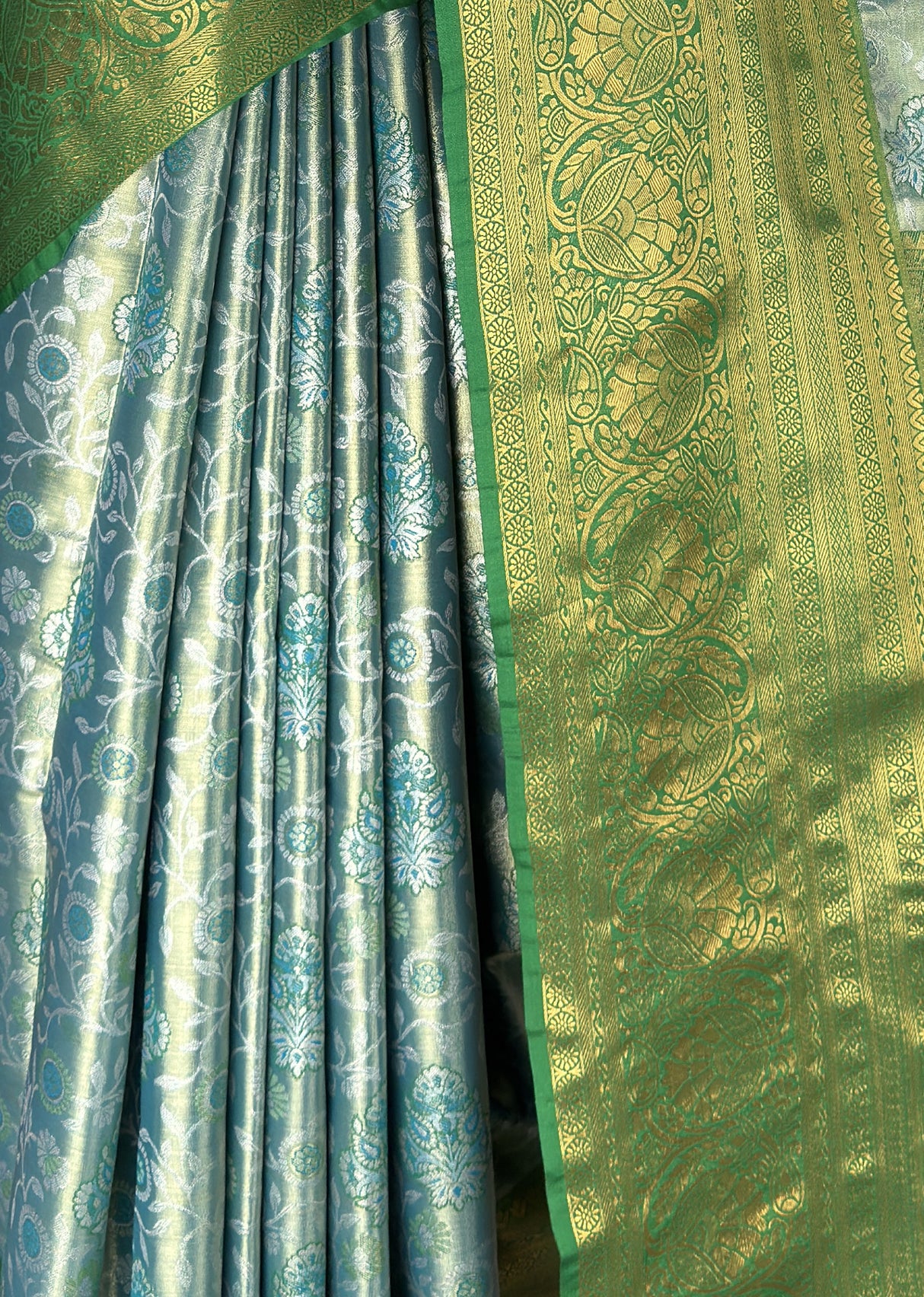 MIMOSA Saffire Kanjivaram Art Silk Saree β fleets shot full lifestyle