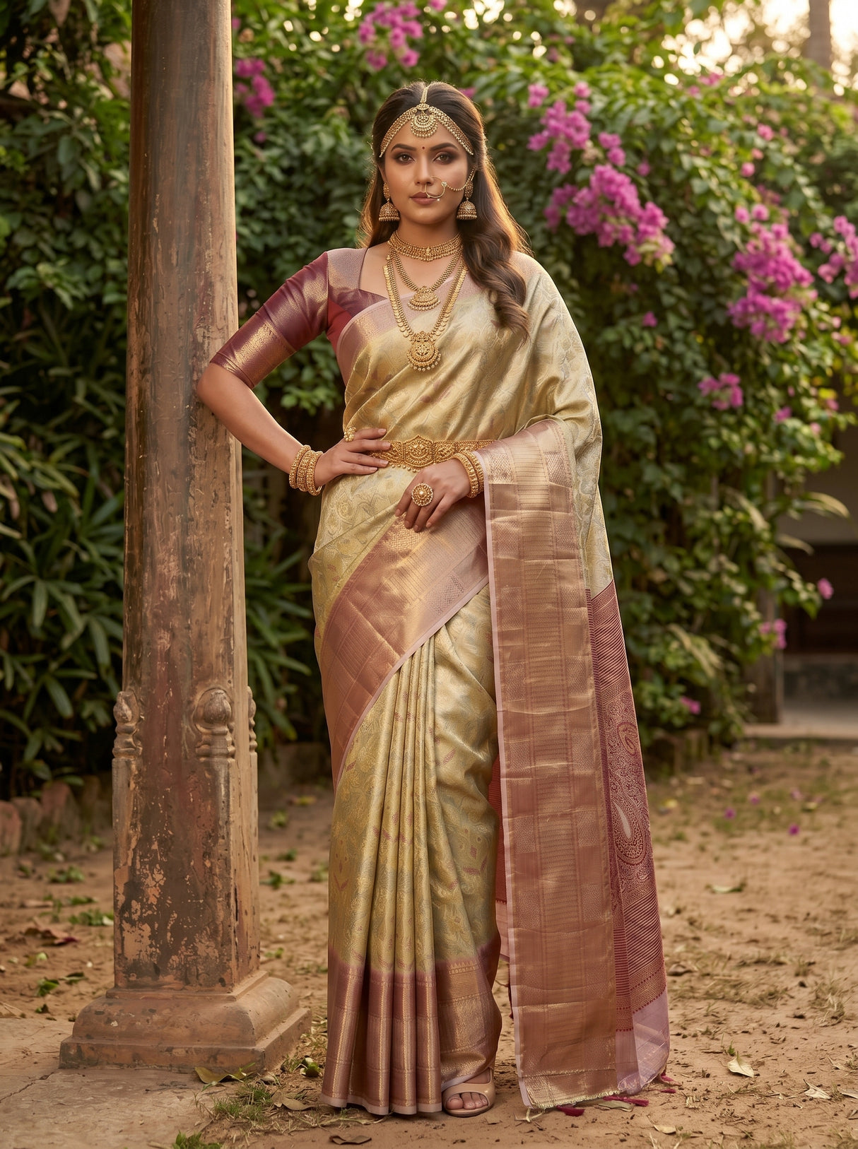 MIMOSA Saree Saree — pose 4 styling detail
