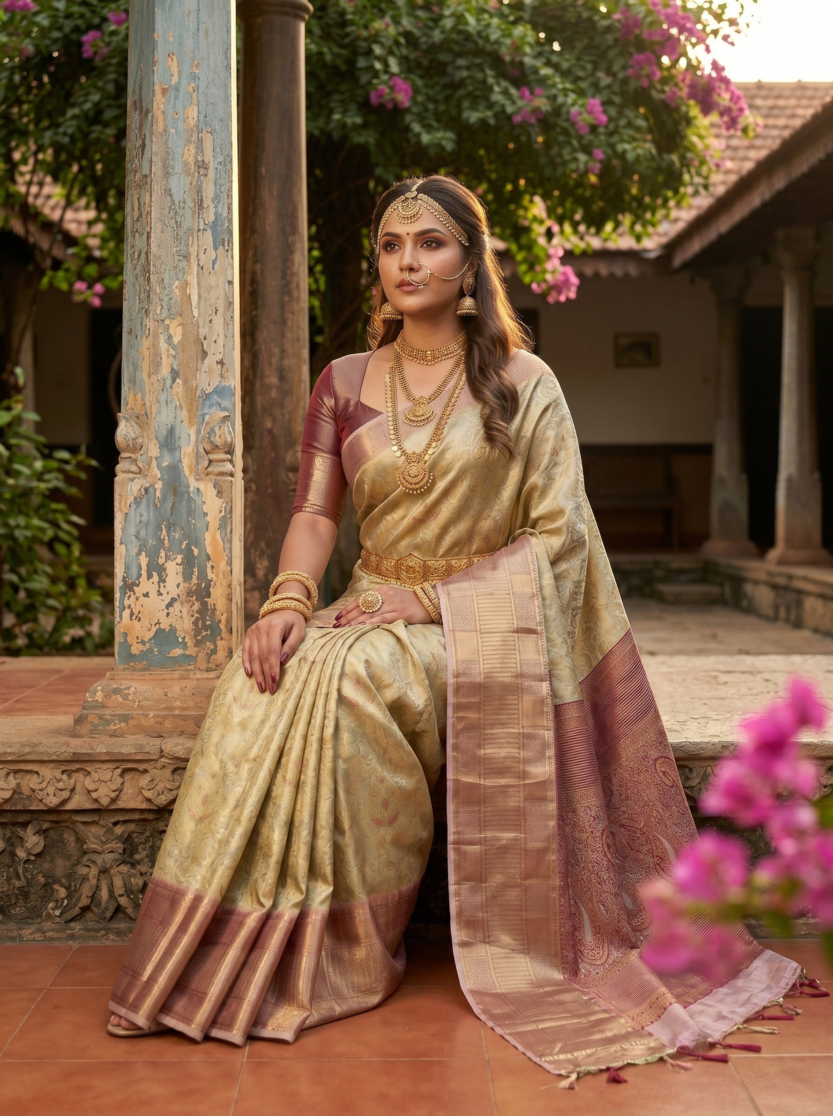 MIMOSA Saree Saree — pose 8 styling detail