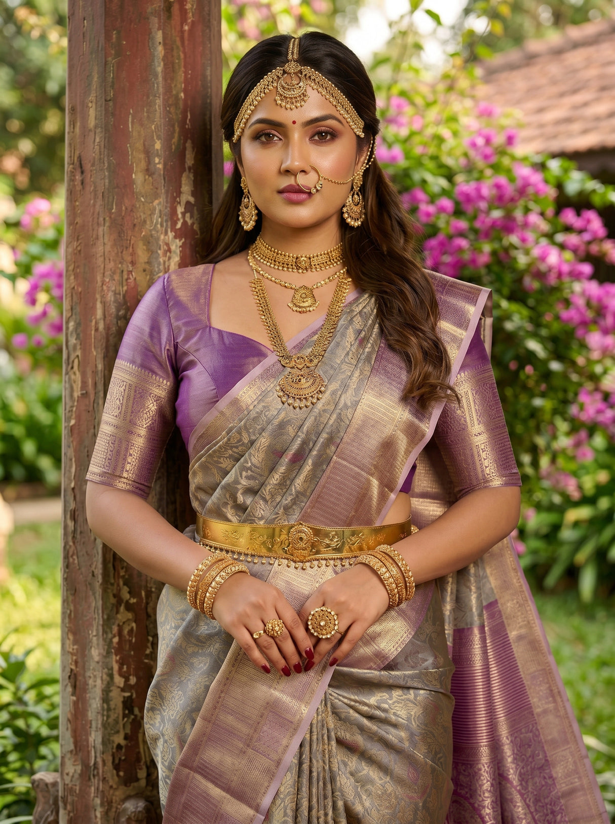 MIMOSA Saree Saree — pose 10 styling detail