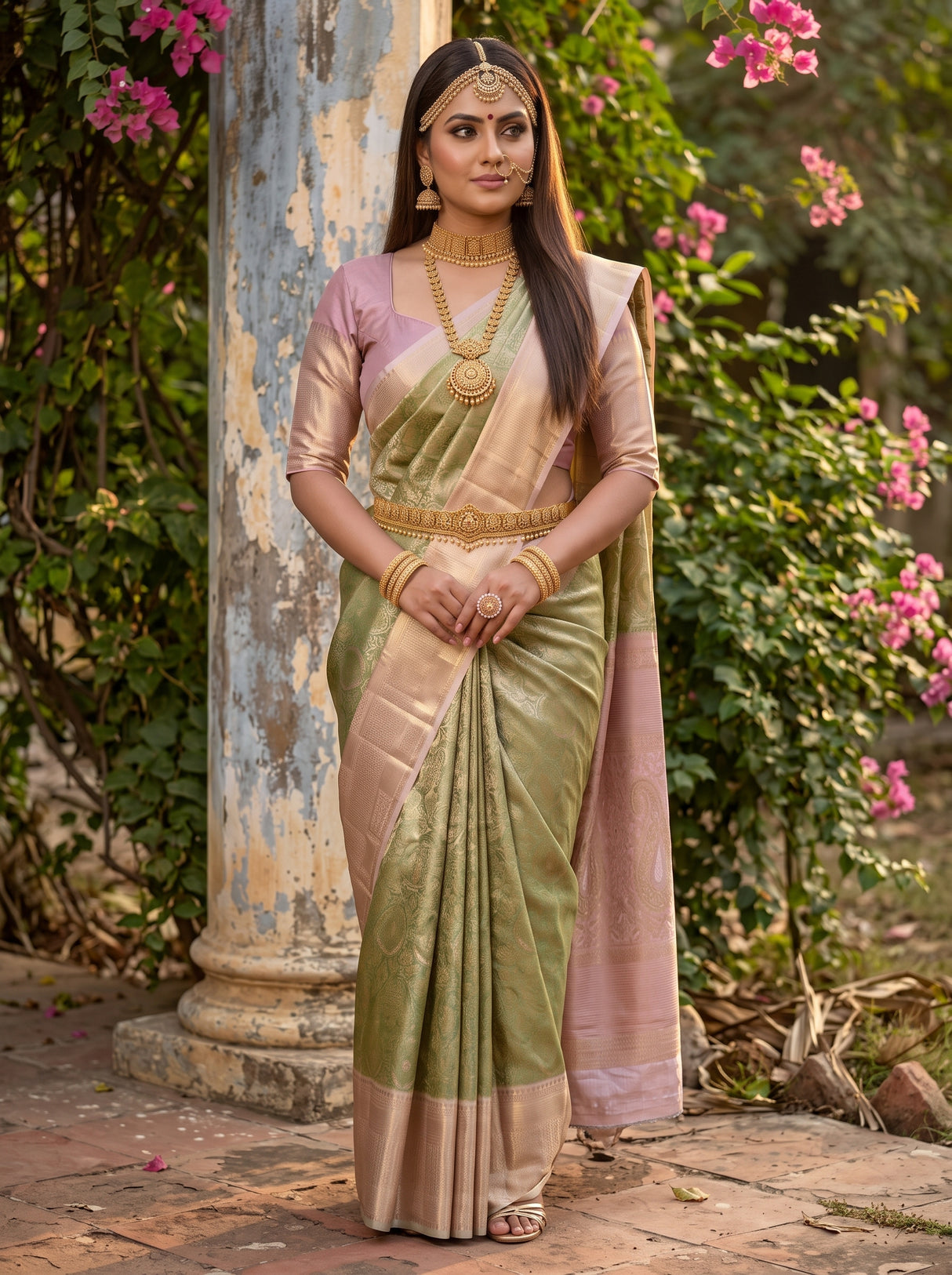 MIMOSA Saree Saree — pose 10 styling detail