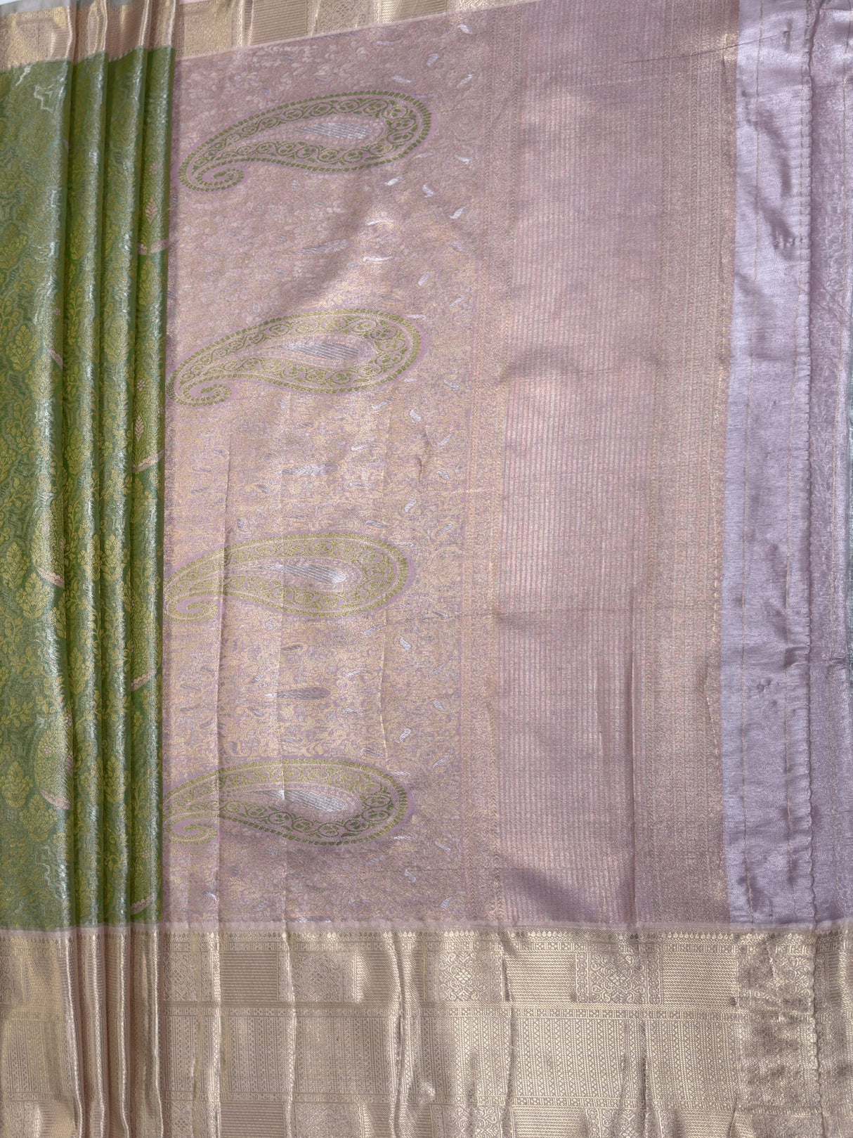 MIMOSA Saree Saree — pallu and zari work detail