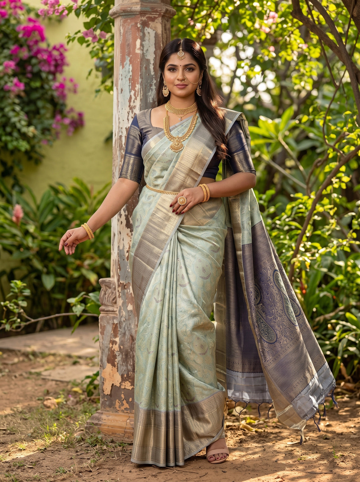 MIMOSA Saree Saree — pose 9 styling detail
