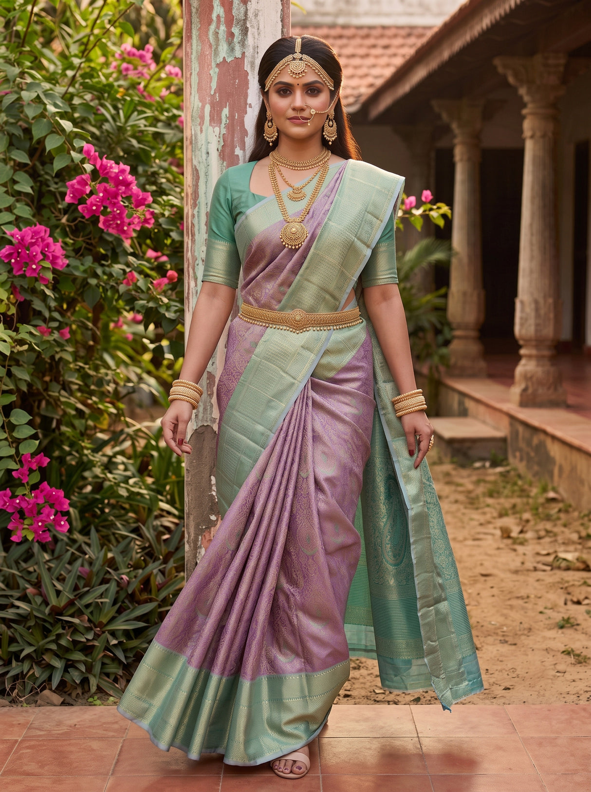 MIMOSA Saree Saree — pose 6 styling detail