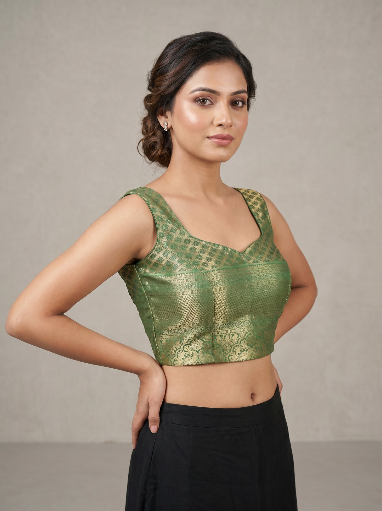MIMOSA Saree Saree β blouse close-up