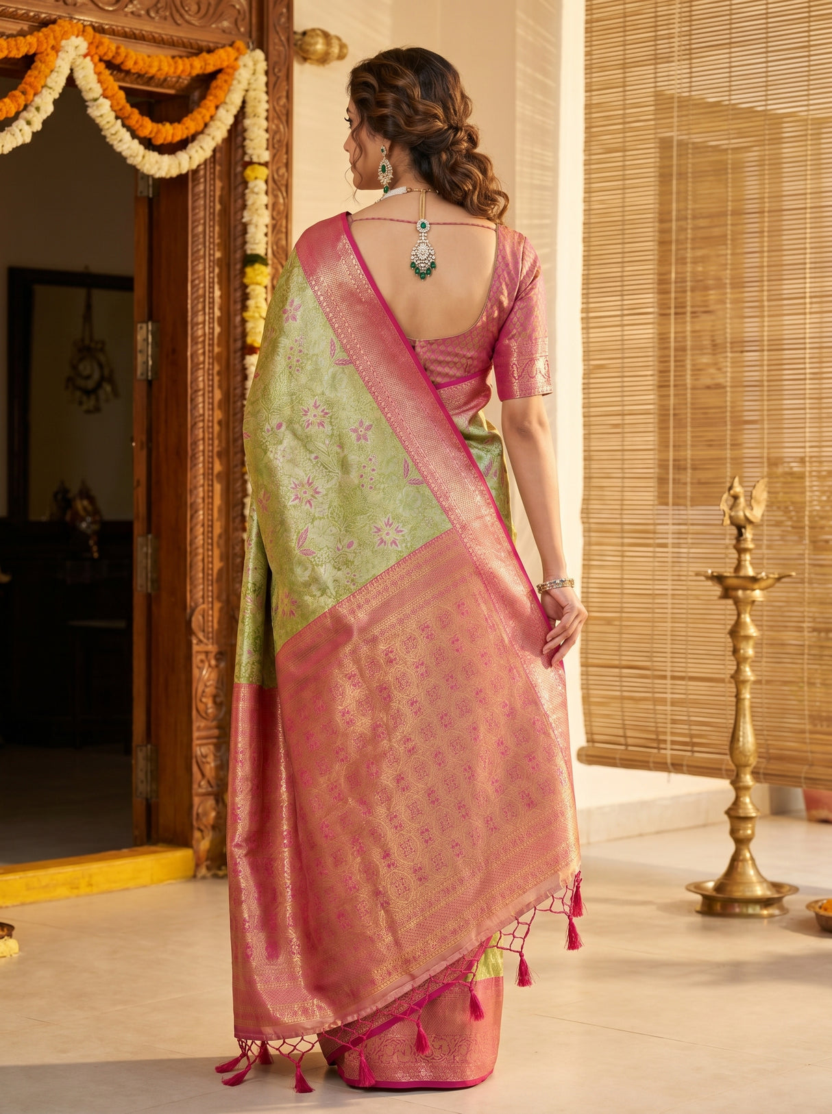 MIMOSA Saree Saree β pose 2 styling detail