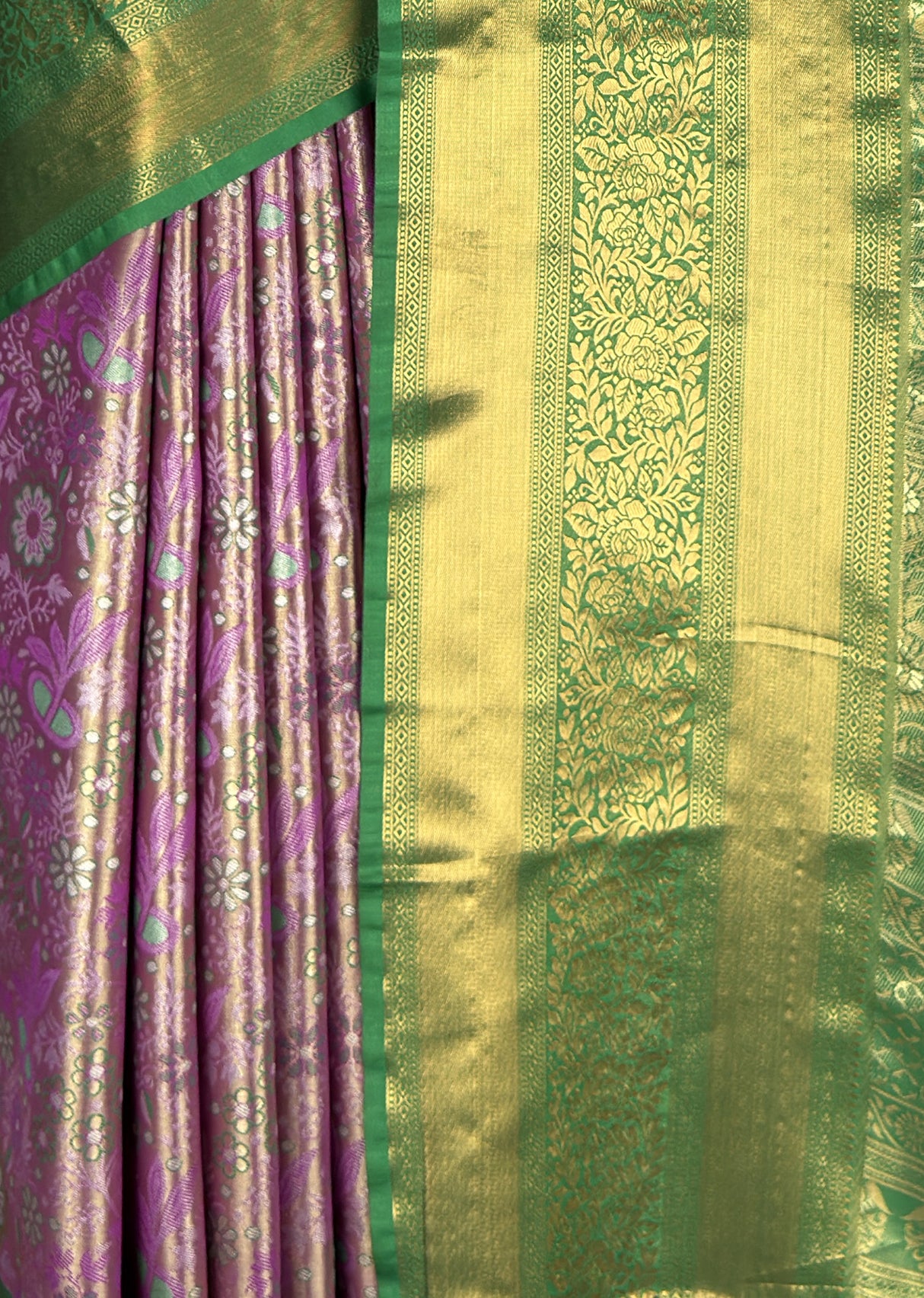 MIMOSA Magenta Kanjivaram Art Silk Saree β fleets shot full lifestyle