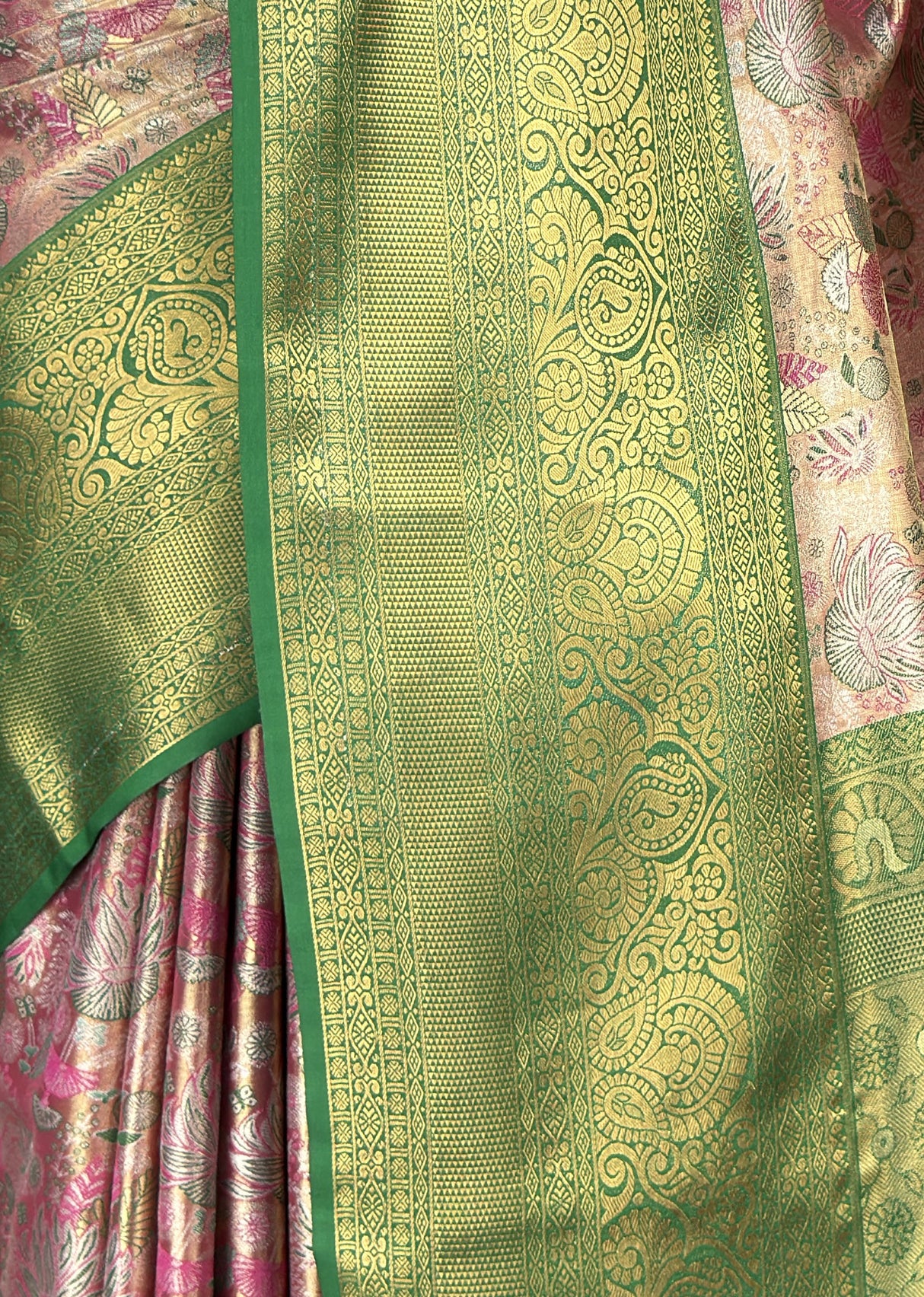MIMOSA Gajari Kanjivaram Art Silk Saree β fleets shot full lifestyle