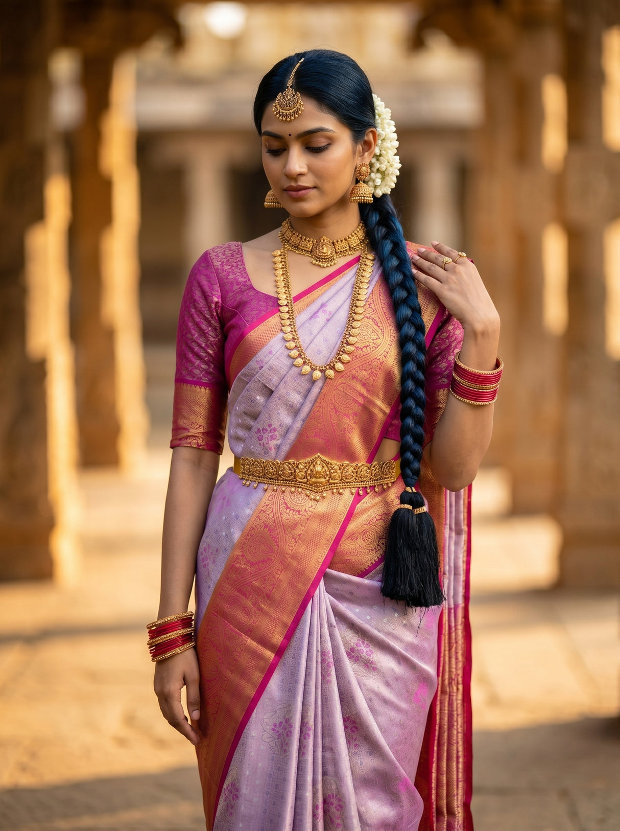 MIMOSA Saree Saree — pose 10 styling detail