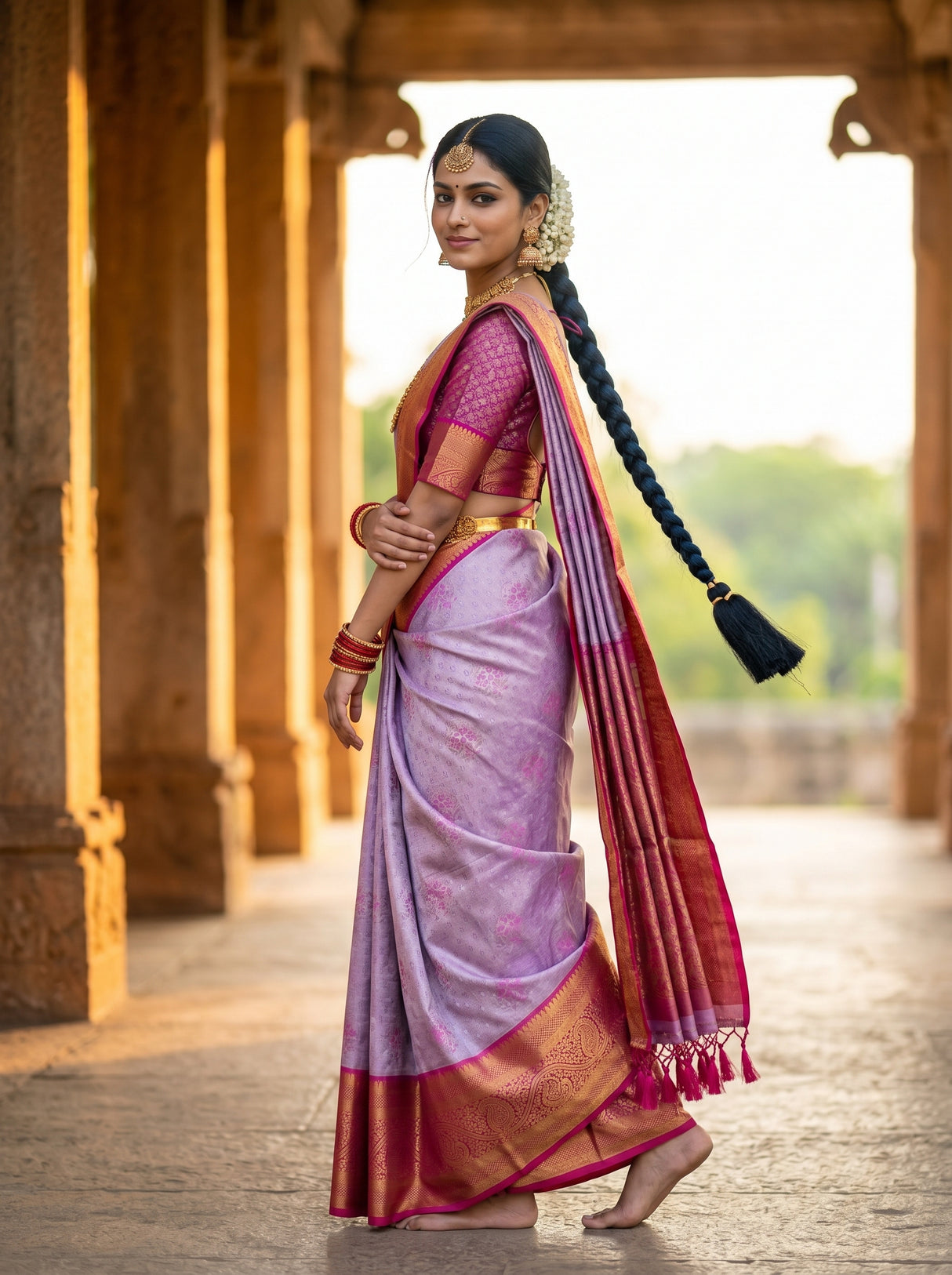 MIMOSA Saree Saree — pose 9 styling detail