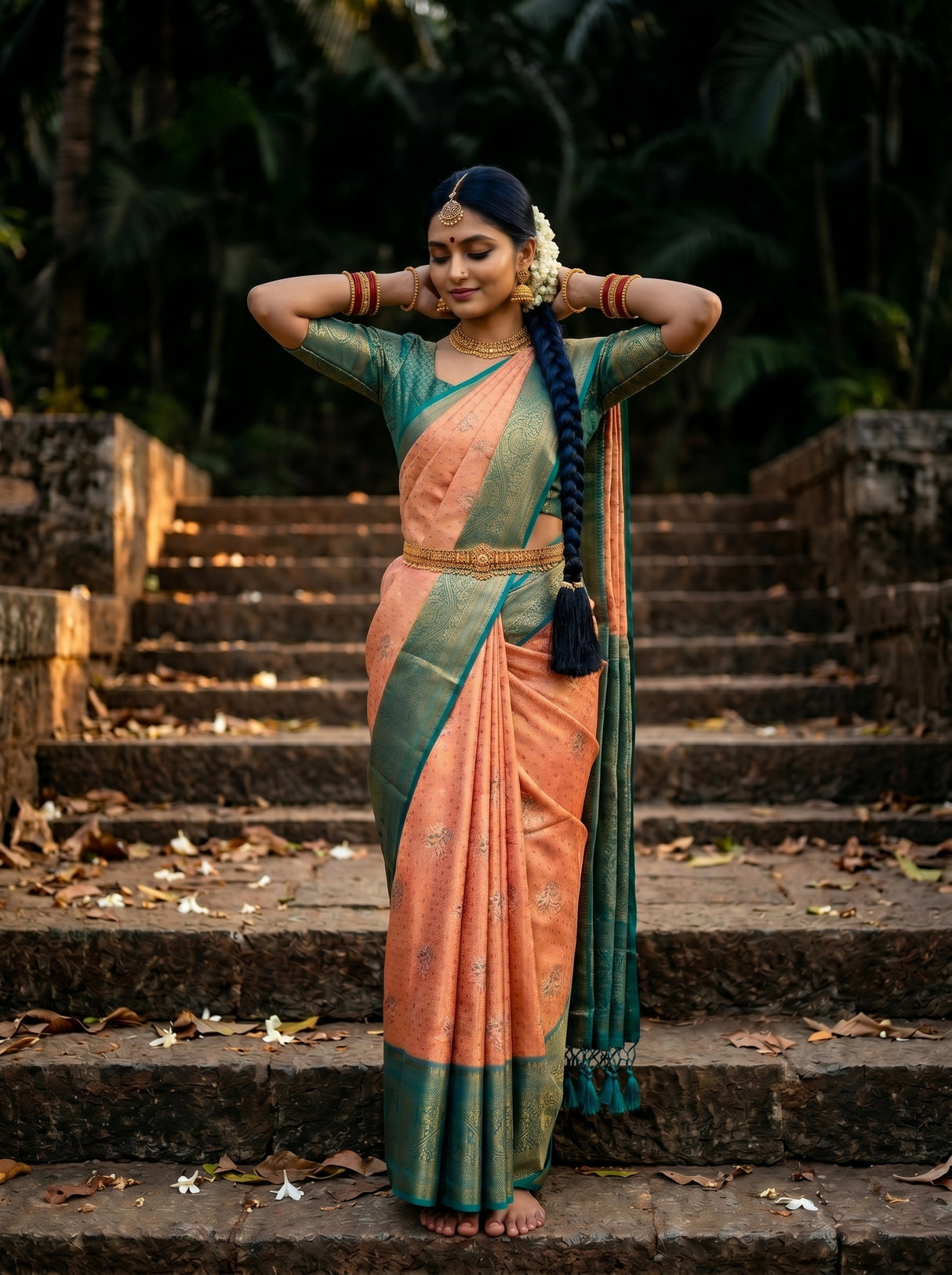 MIMOSA Saree Saree — pose 5 styling detail