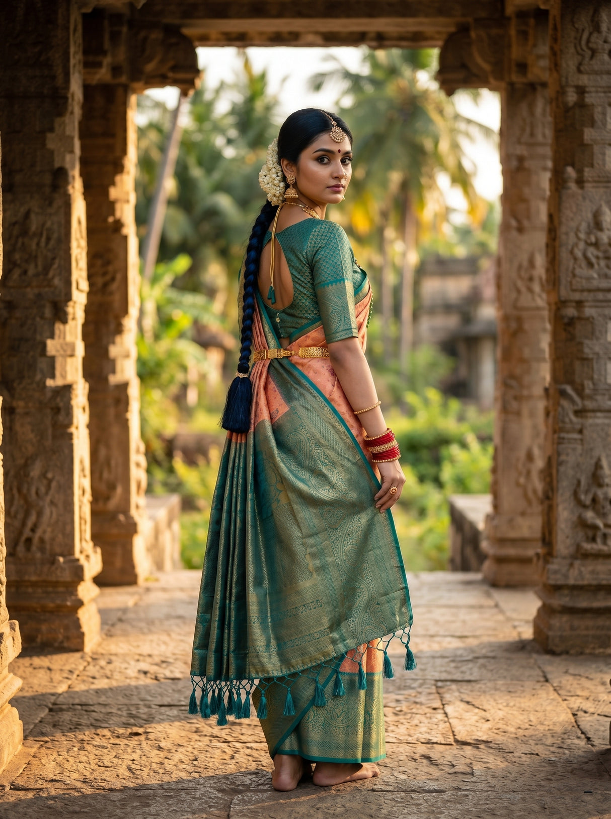 MIMOSA Saree Saree — pose 7 styling detail
