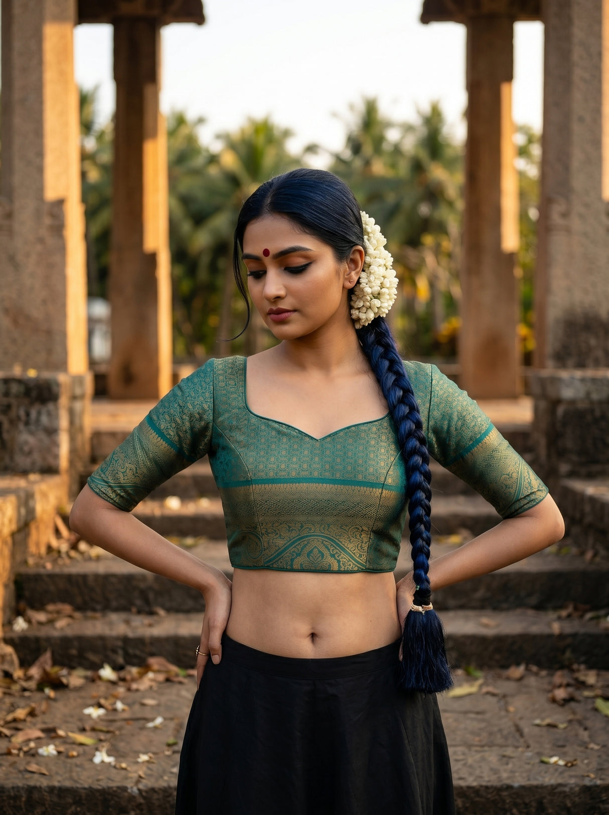 MIMOSA Saree Saree — blouse close-up