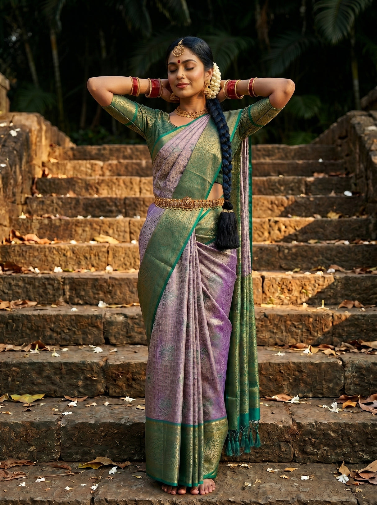 MIMOSA Saree Saree — pose 5 styling detail