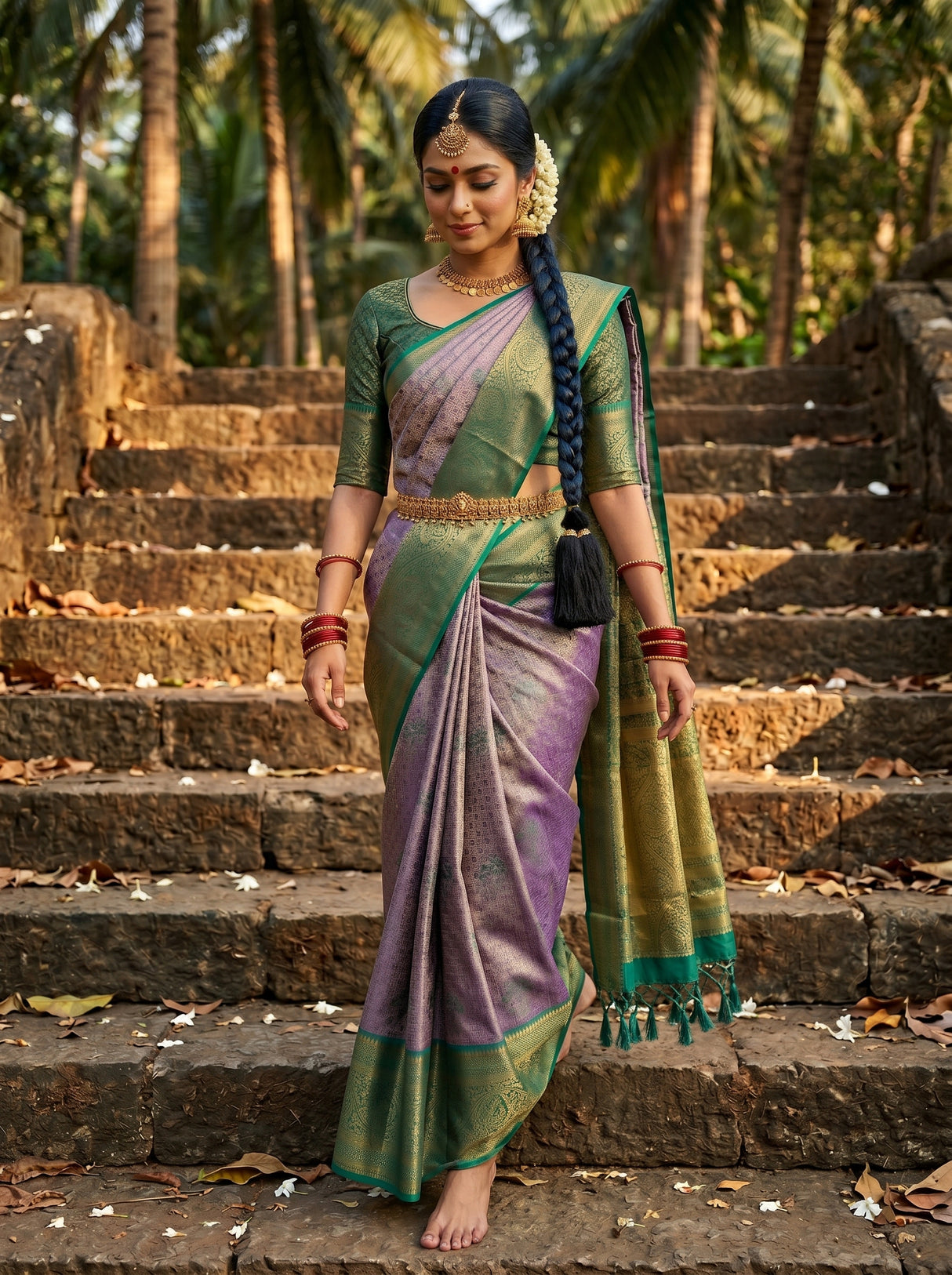 MIMOSA Saree Saree — pose 6 styling detail