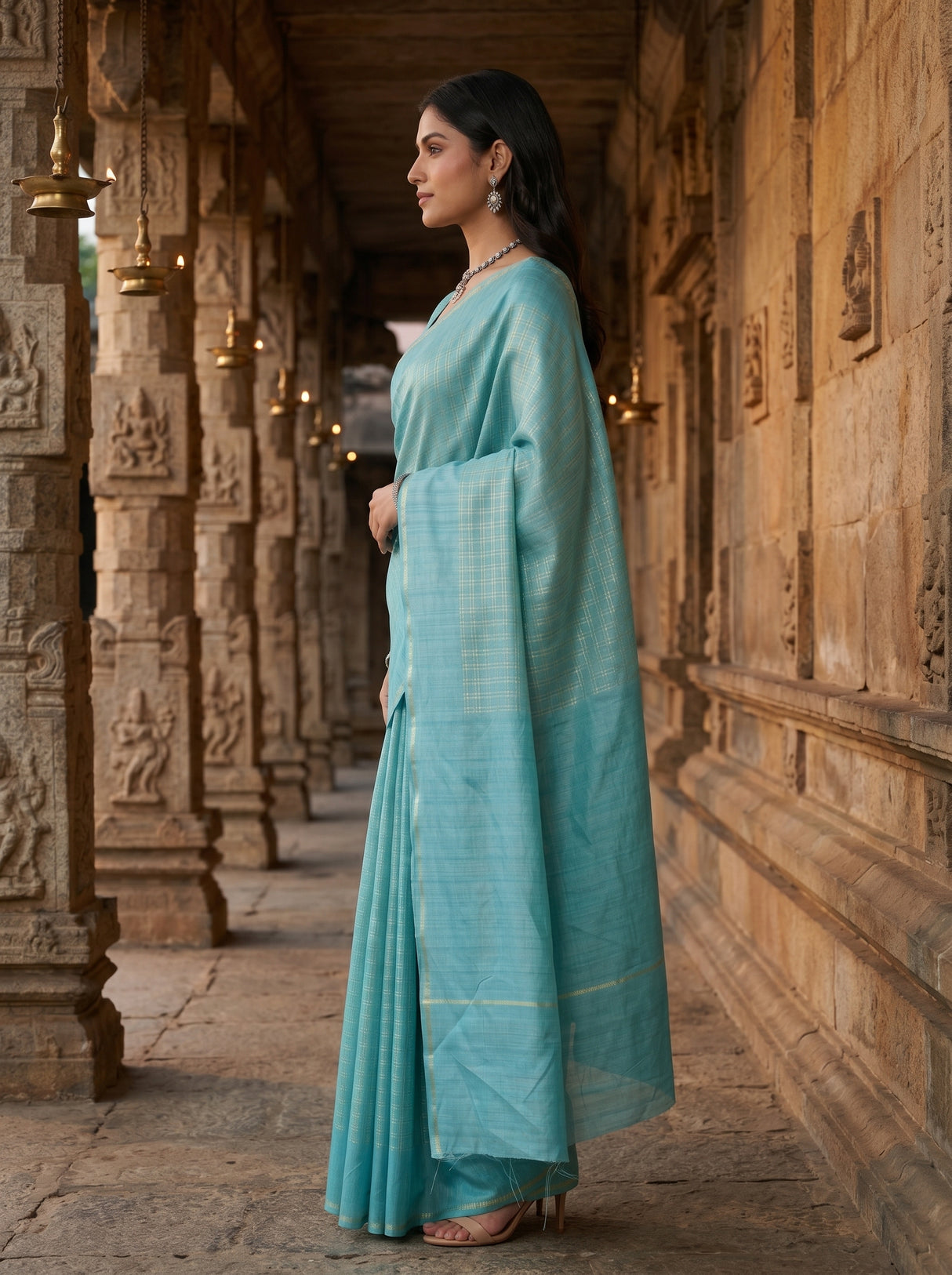 MIMOSA Saree Saree — pose 3 styling detail