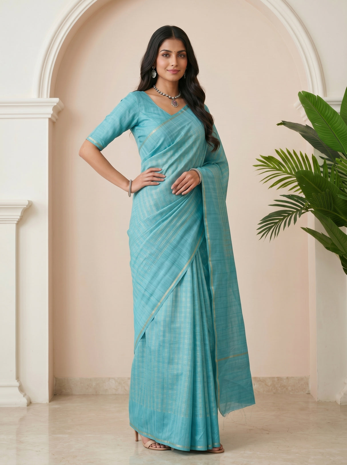 MIMOSA Saree Saree — pose 4 styling detail