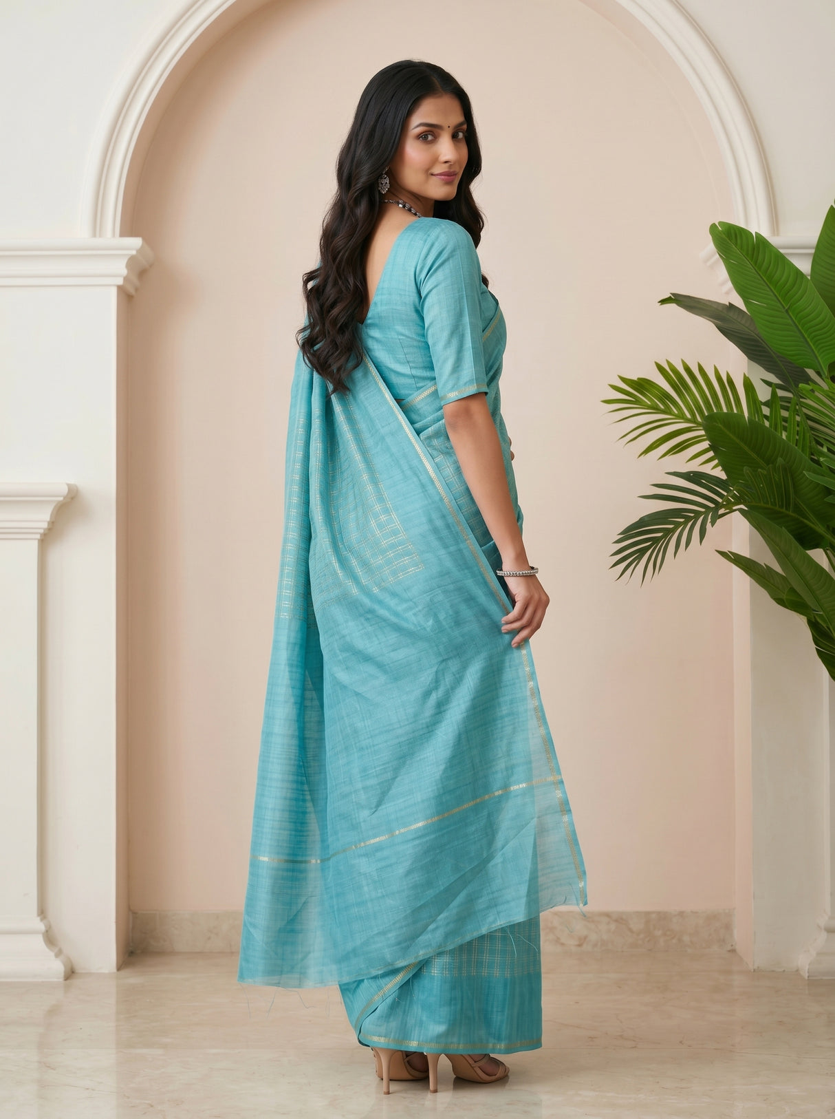 MIMOSA Saree Saree — pose 7 styling detail