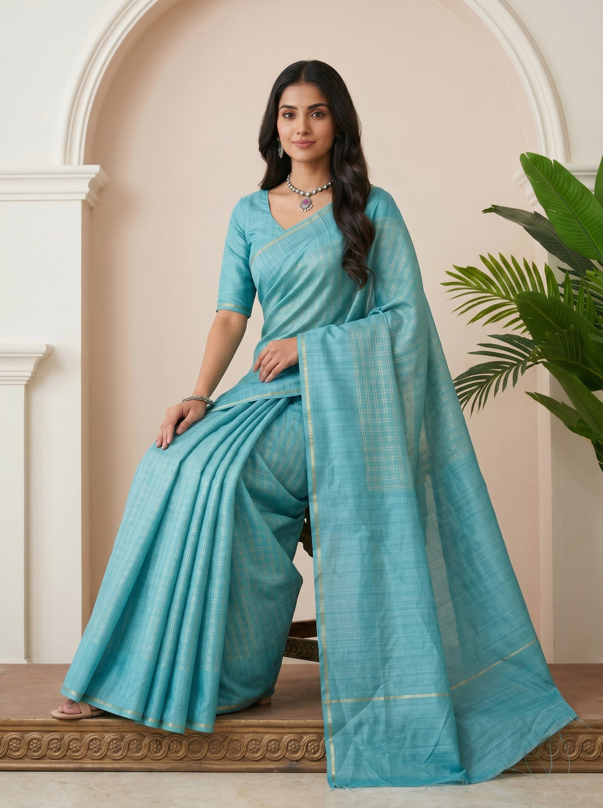 MIMOSA Saree Saree — pose 8 styling detail