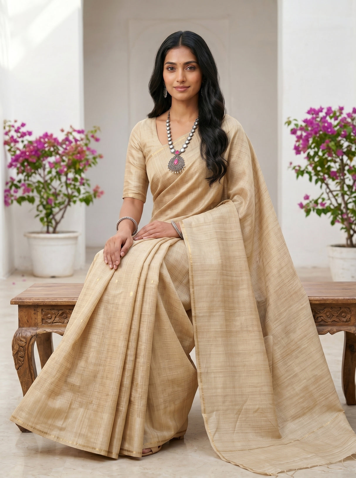 MIMOSA Saree Saree — pose 8 styling detail