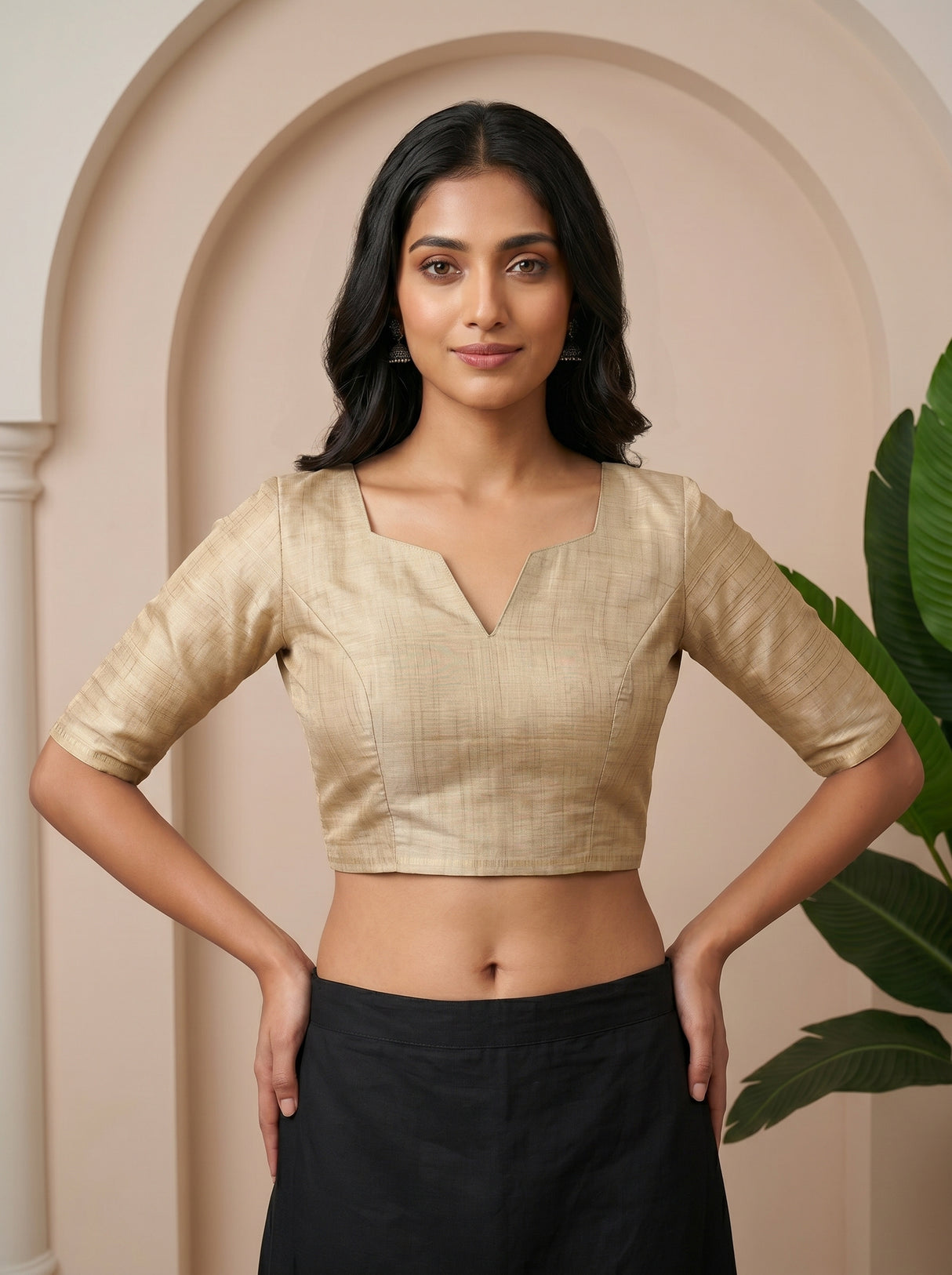 MIMOSA Saree Saree — blouse close-up