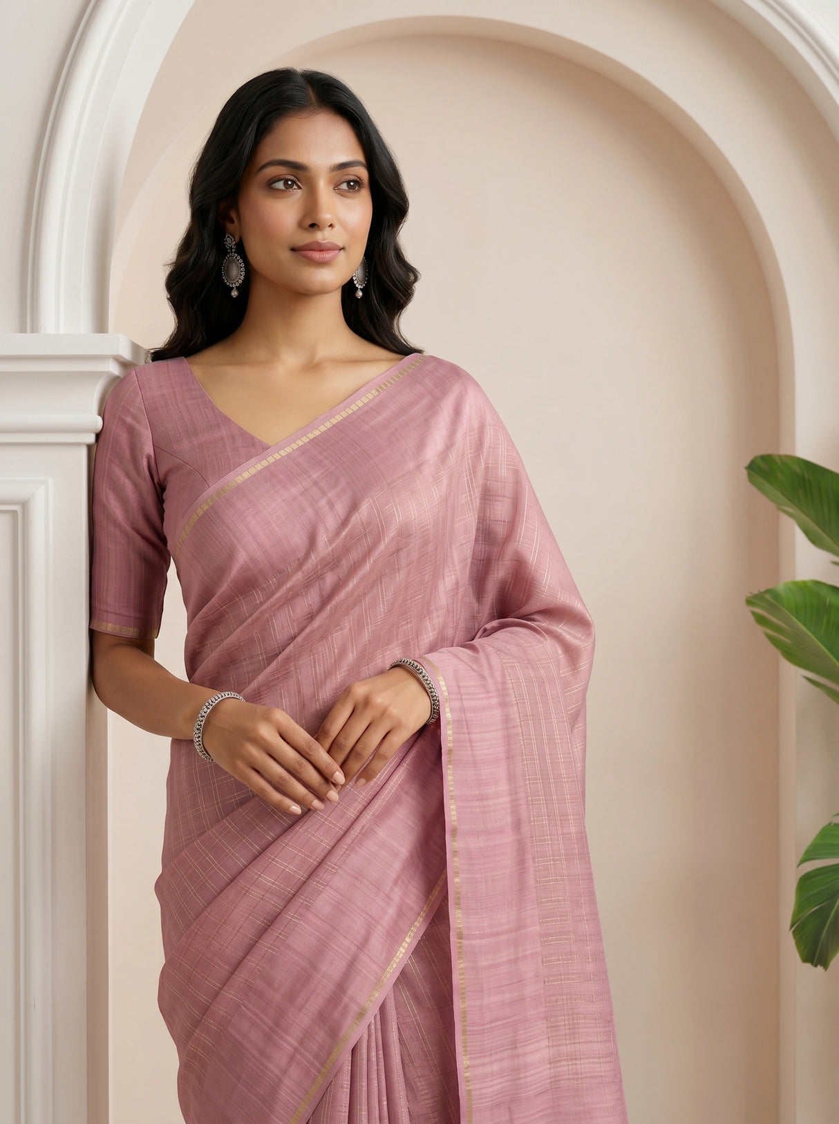 MIMOSA Saree Saree — pose 10 styling detail