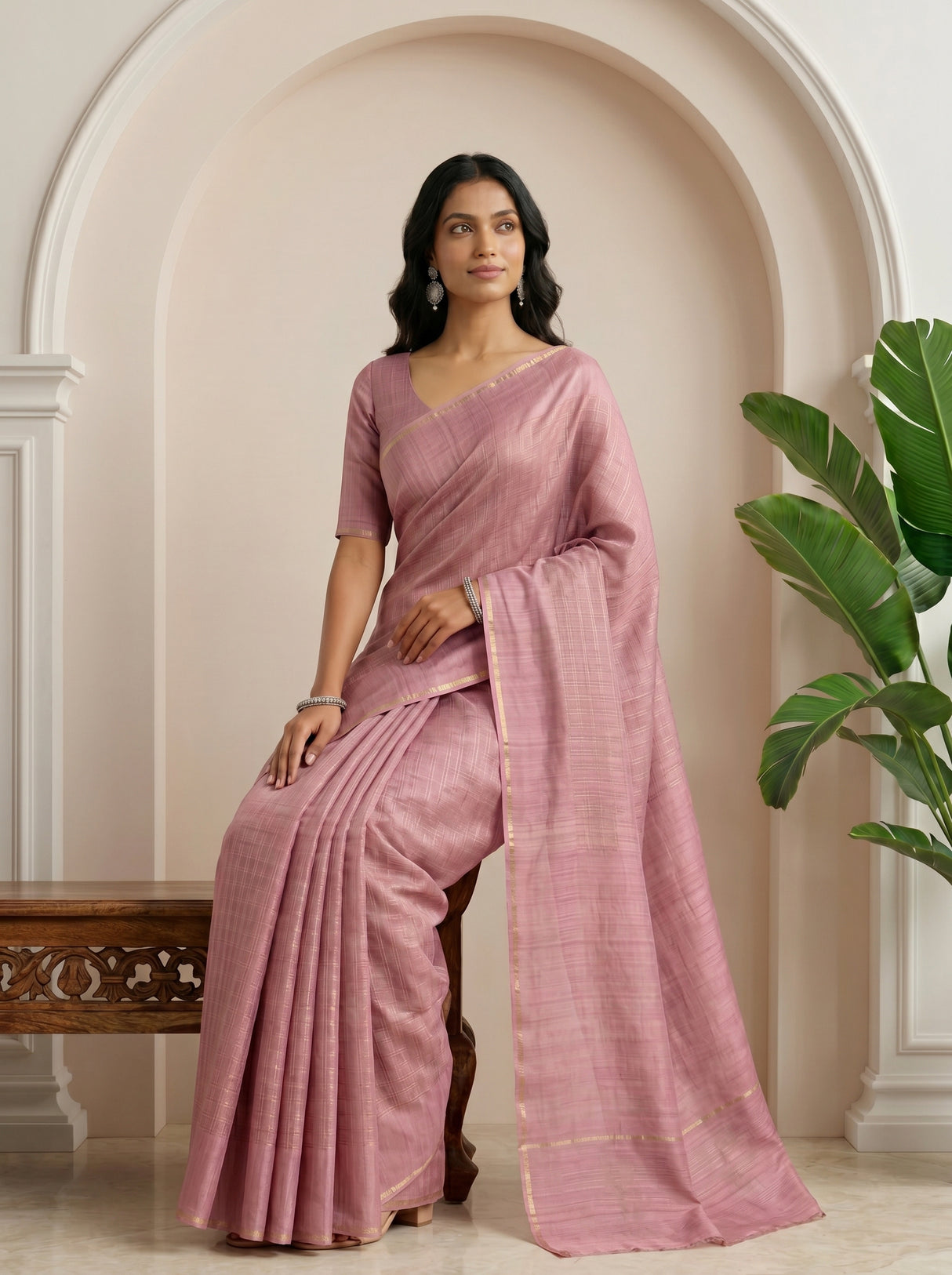 MIMOSA Saree Saree — pose 8 styling detail