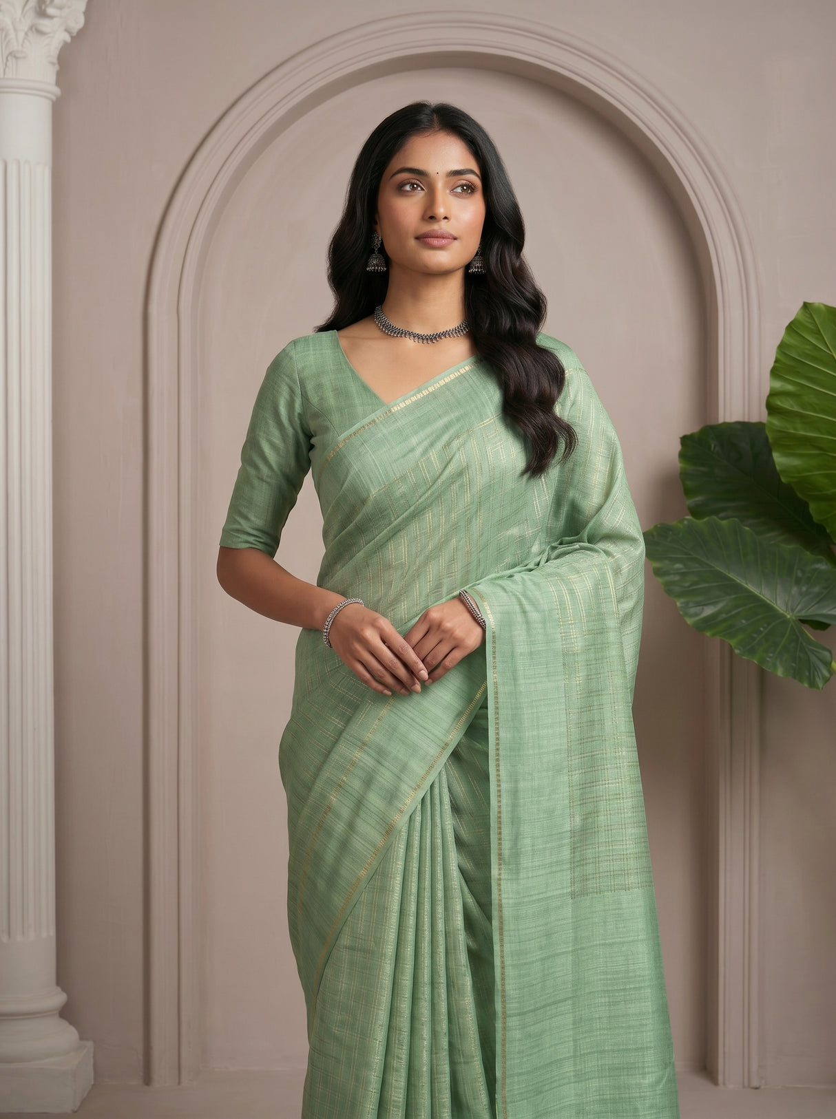 MIMOSA Saree Saree — pose 10 styling detail