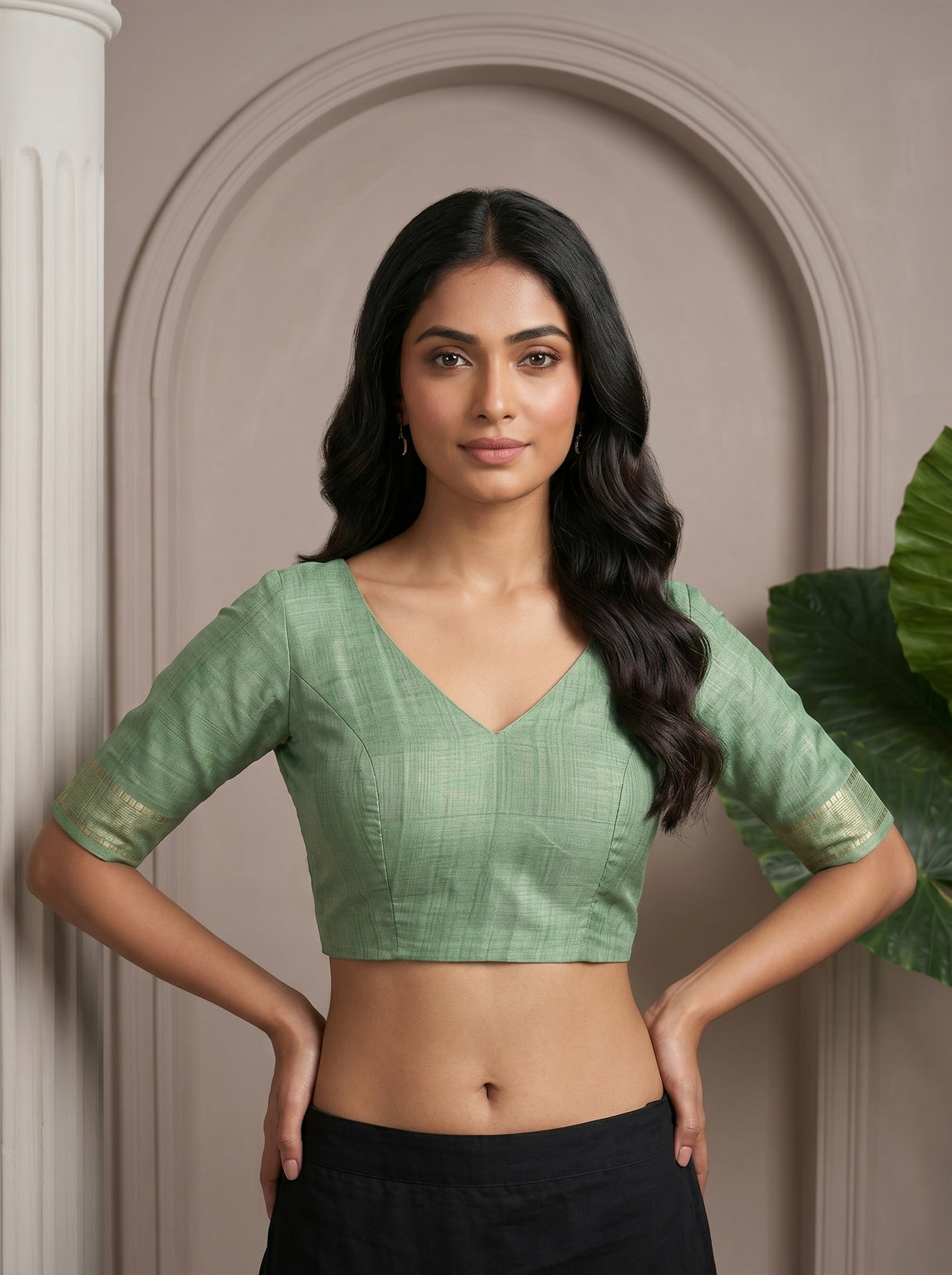 MIMOSA Saree Saree — blouse close-up