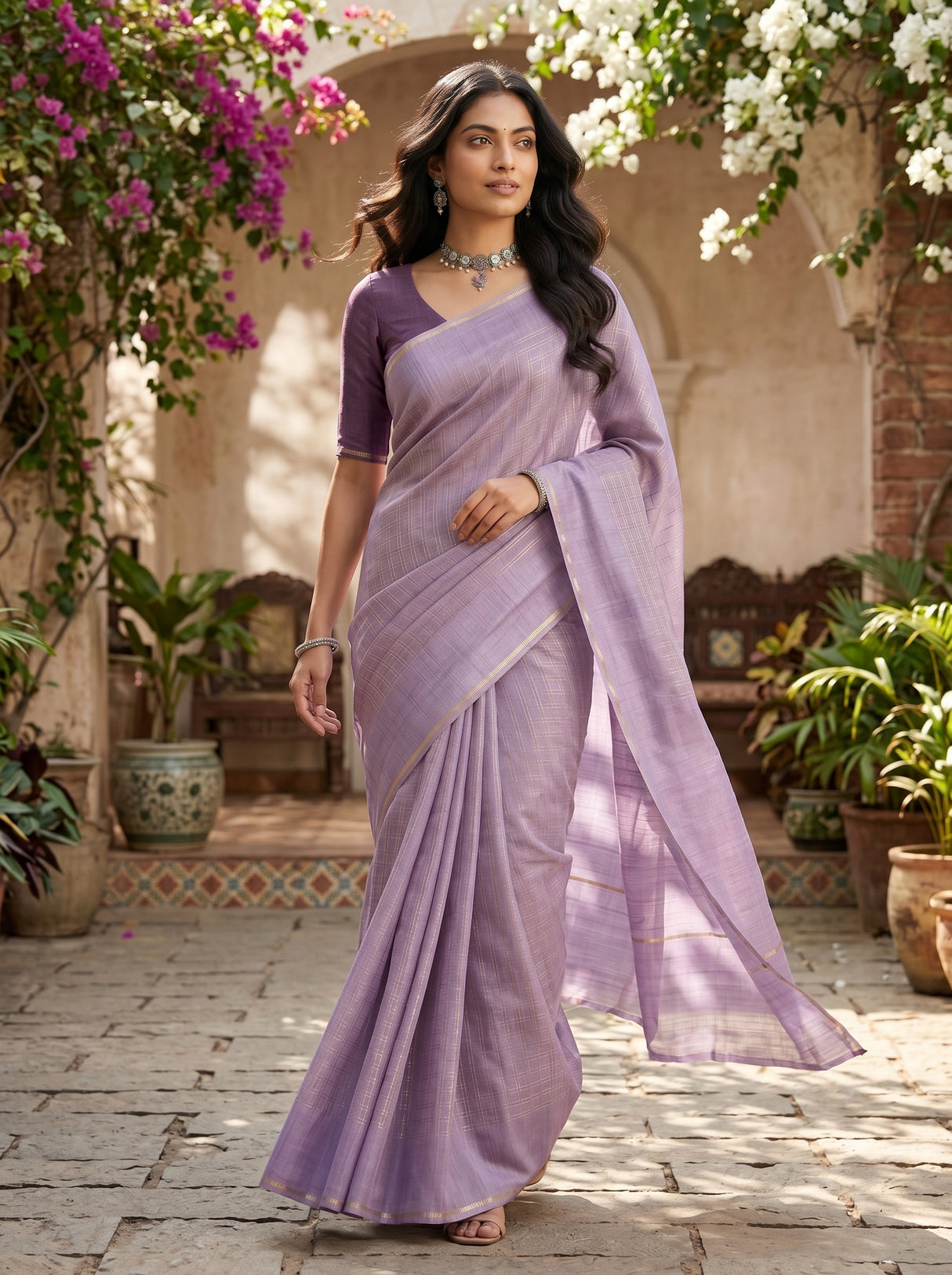 MIMOSA Saree Saree — pose 6 styling detail
