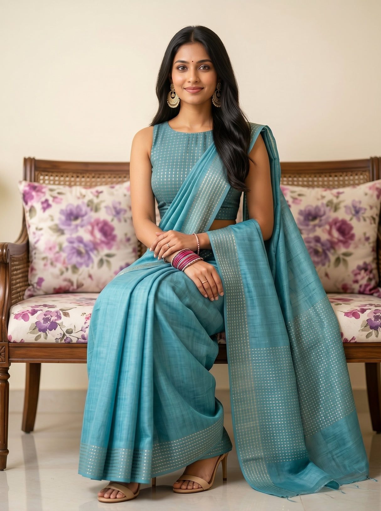 MIMOSA Saree Saree — pose 8 styling detail
