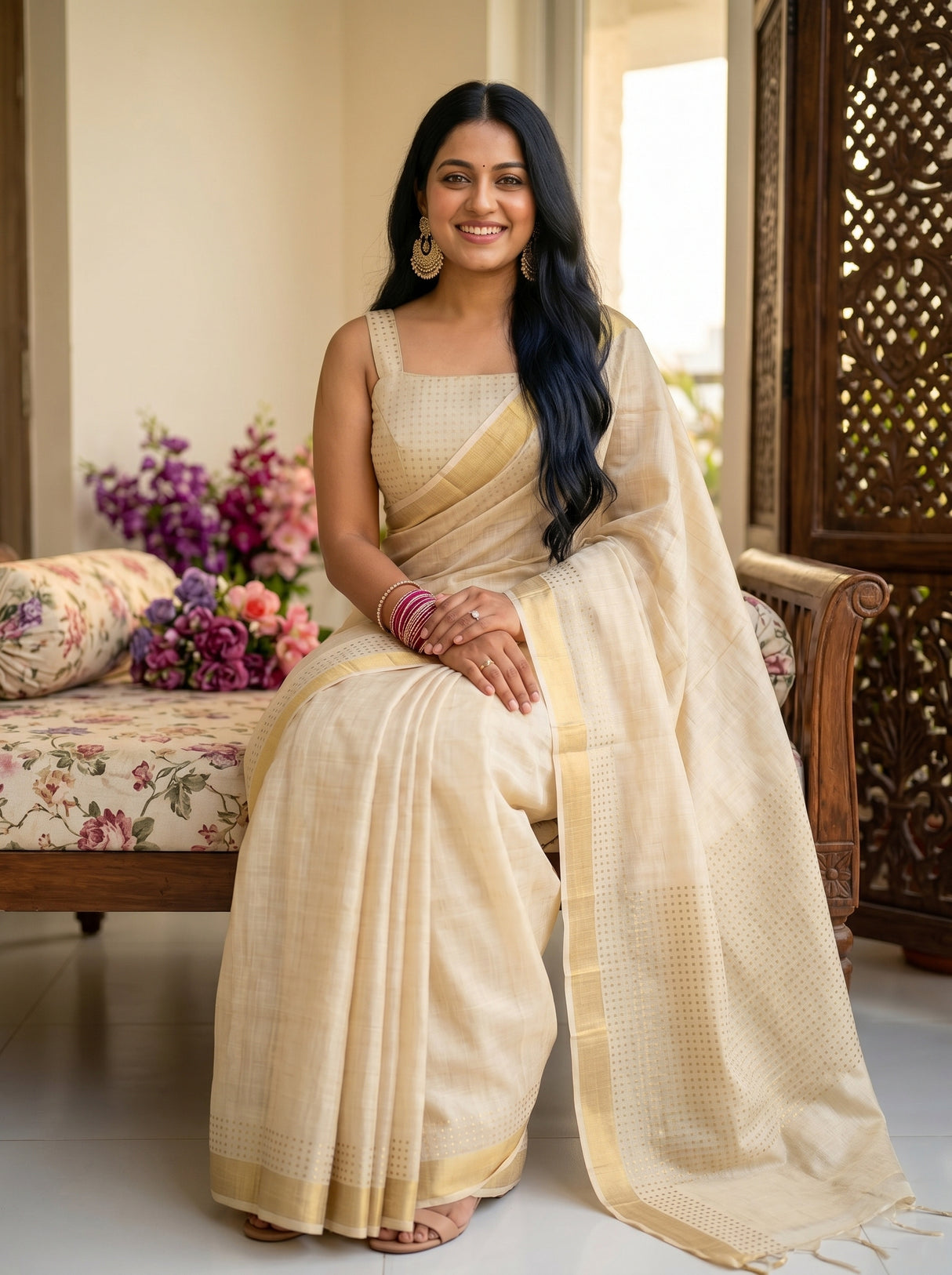 MIMOSA Saree Saree — pose 8 styling detail