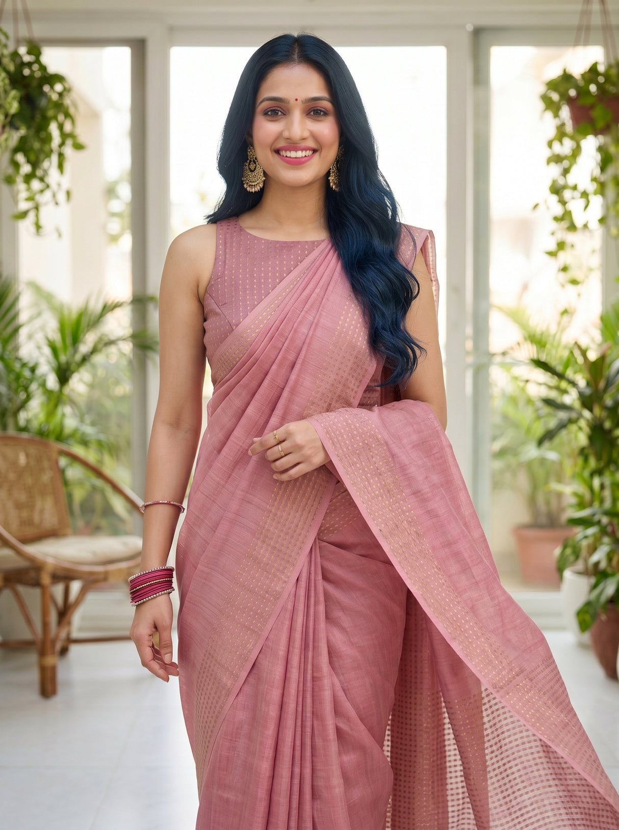 MIMOSA Saree Saree — pose 10 styling detail