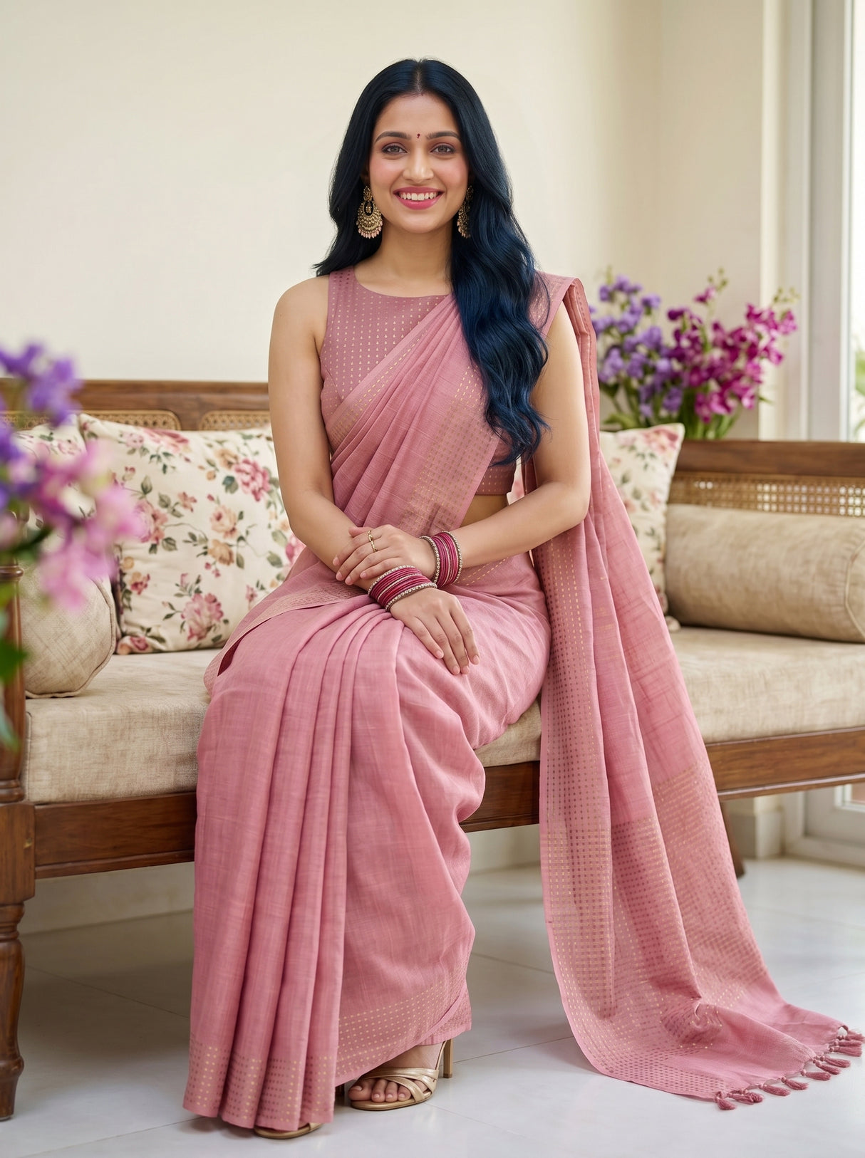 MIMOSA Saree Saree — pose 8 styling detail